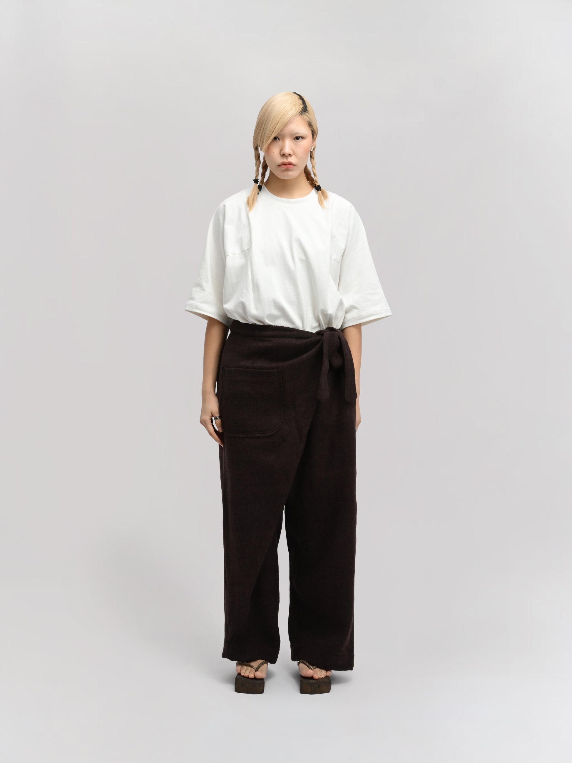 Shepherd Pant – Handwoven Yak Wool – Warm Brown