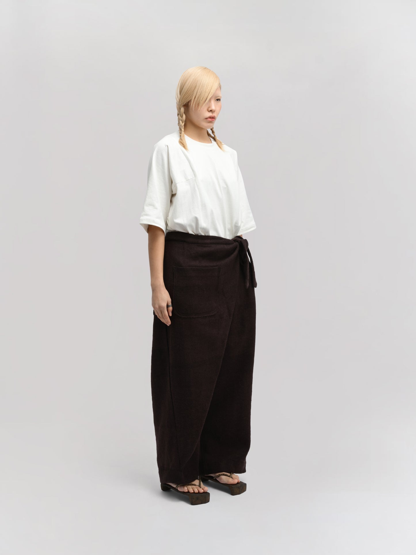 Shepherd Pant – Handwoven Yak Wool – Warm Brown