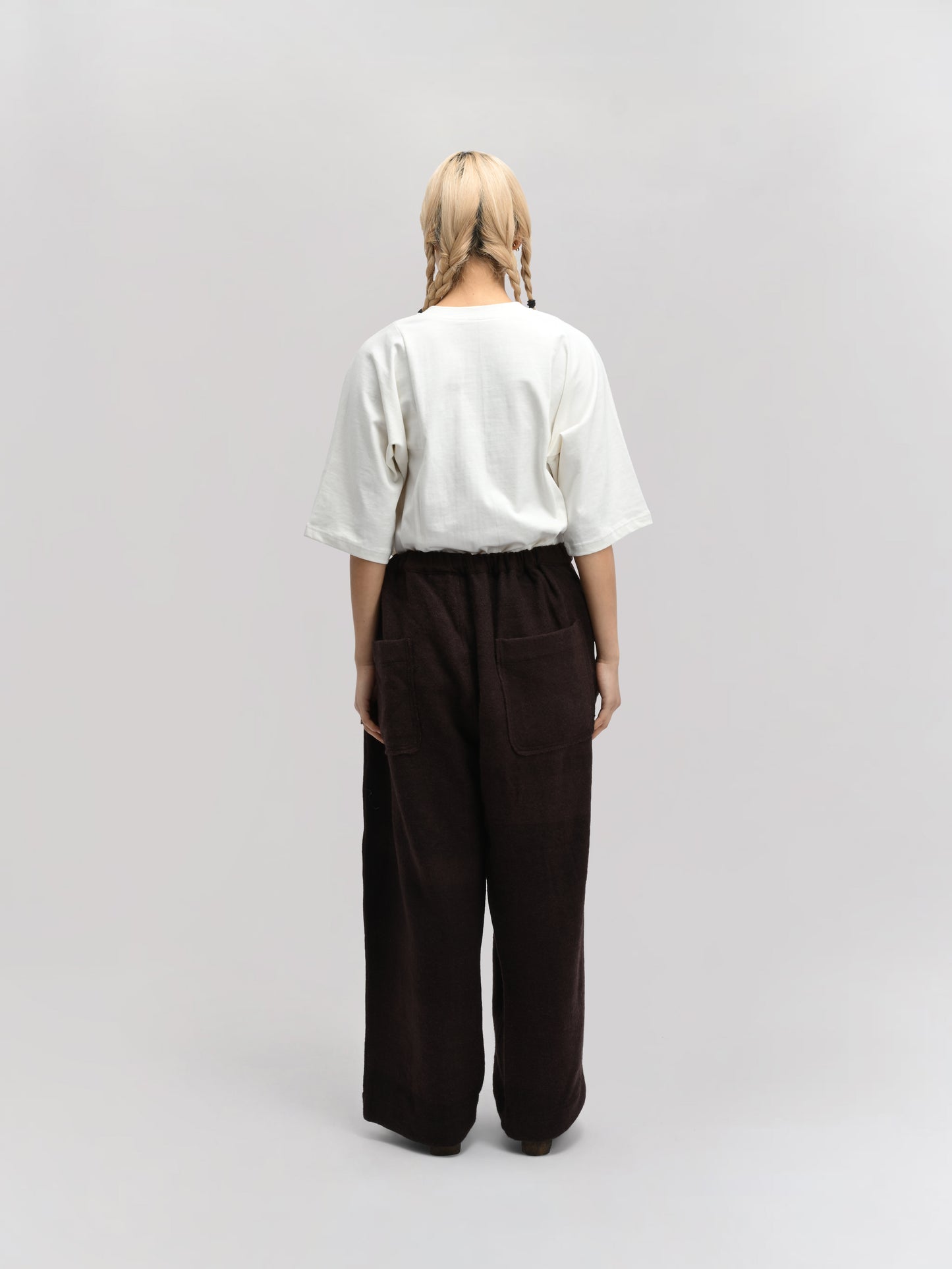 Shepherd Pant – Handwoven Yak Wool – Warm Brown