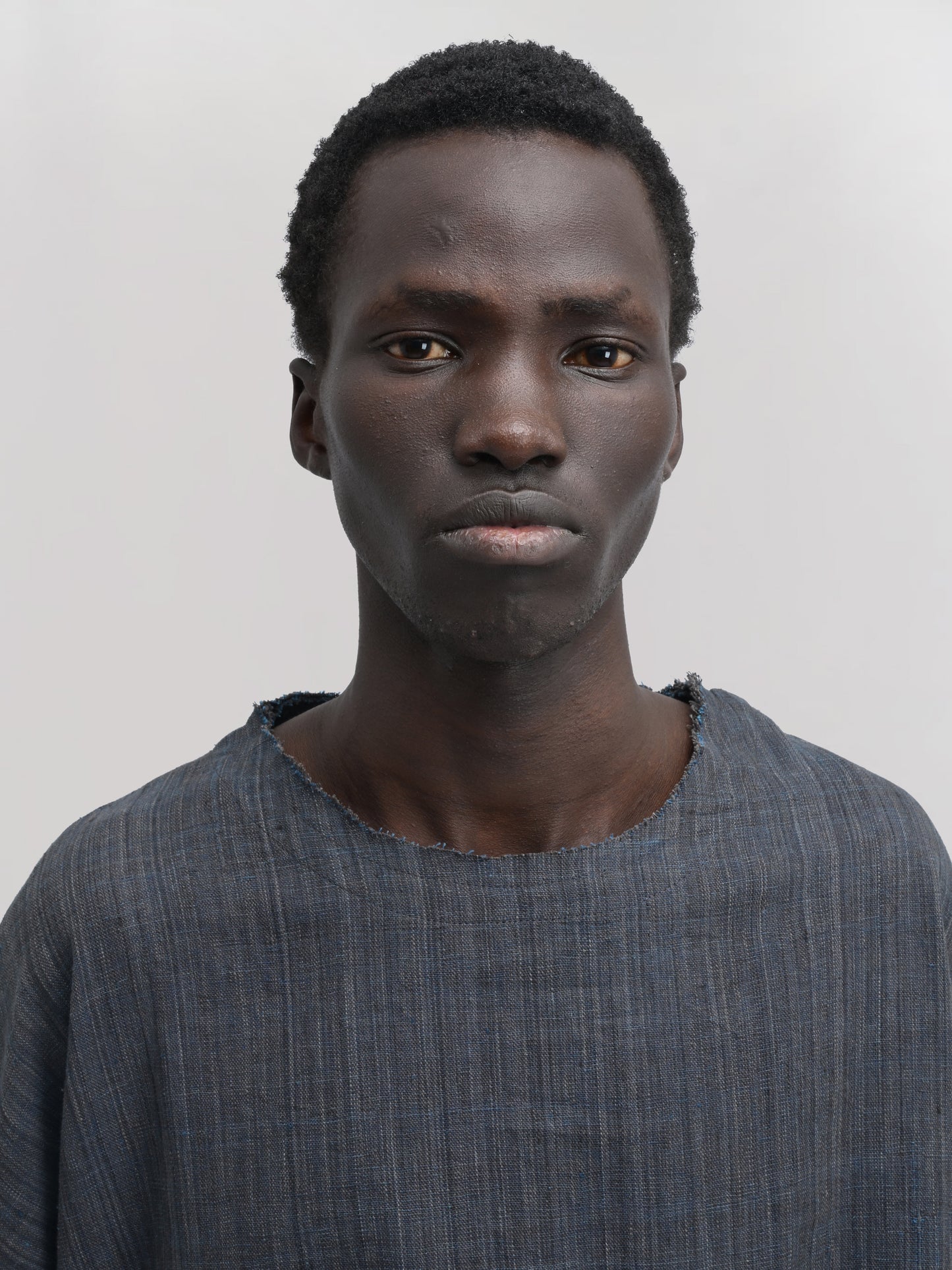 Beekeeper Shirt – Handwoven Cotton – Gray