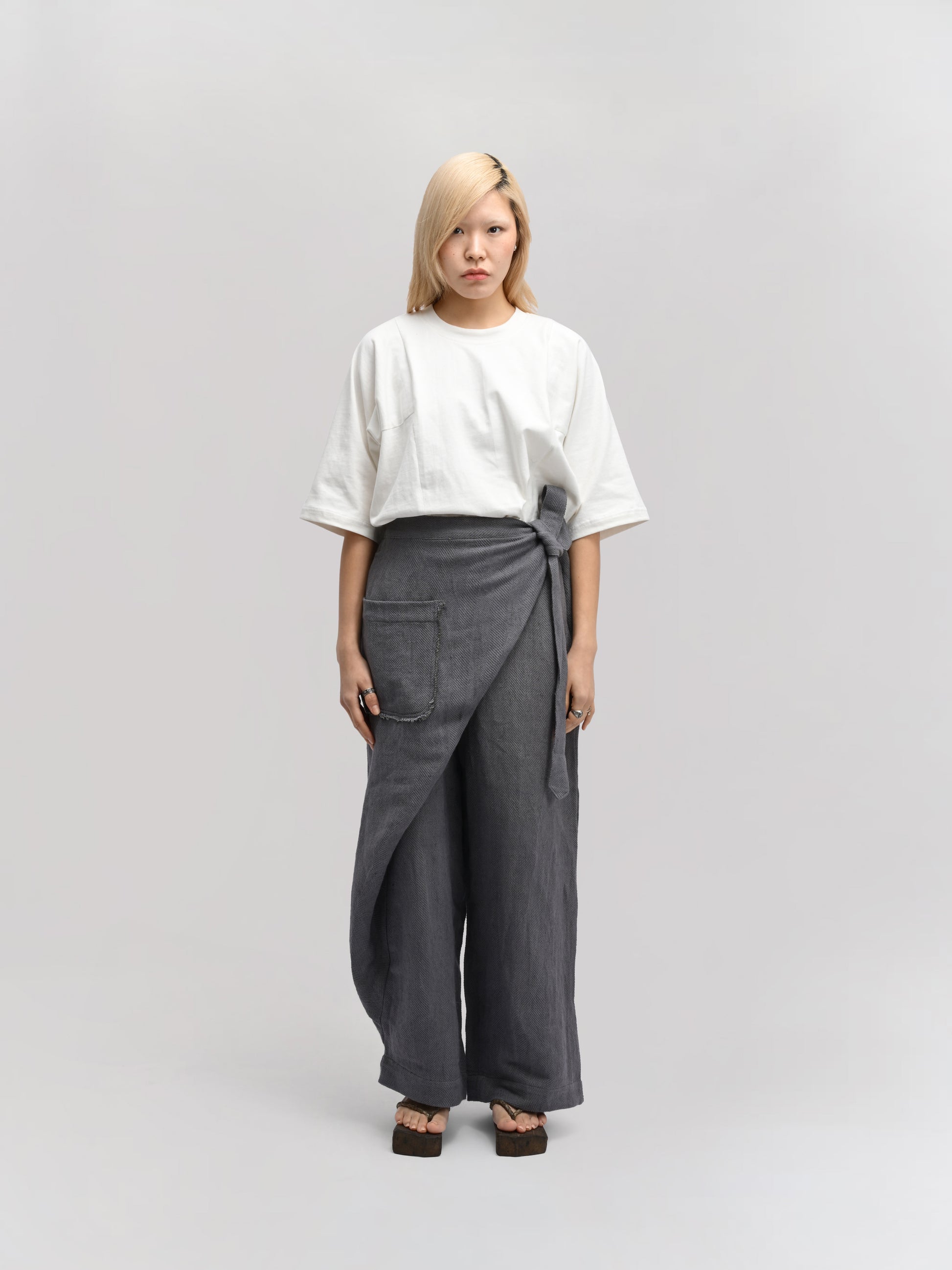 Shepherd Pant – Handwoven Organic Cotton – Grey