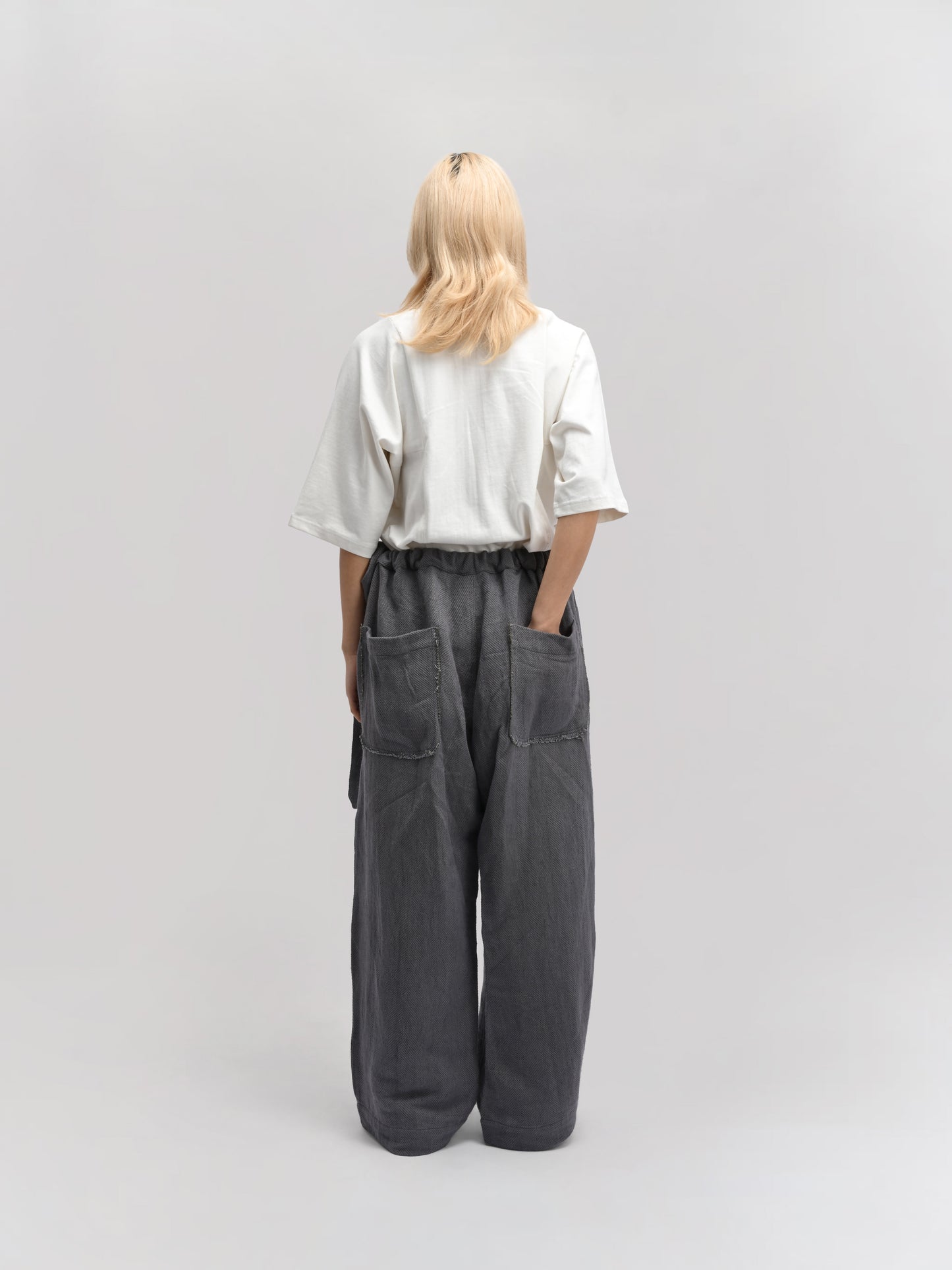 Shepherd Pant – Handwoven Organic Cotton – Grey