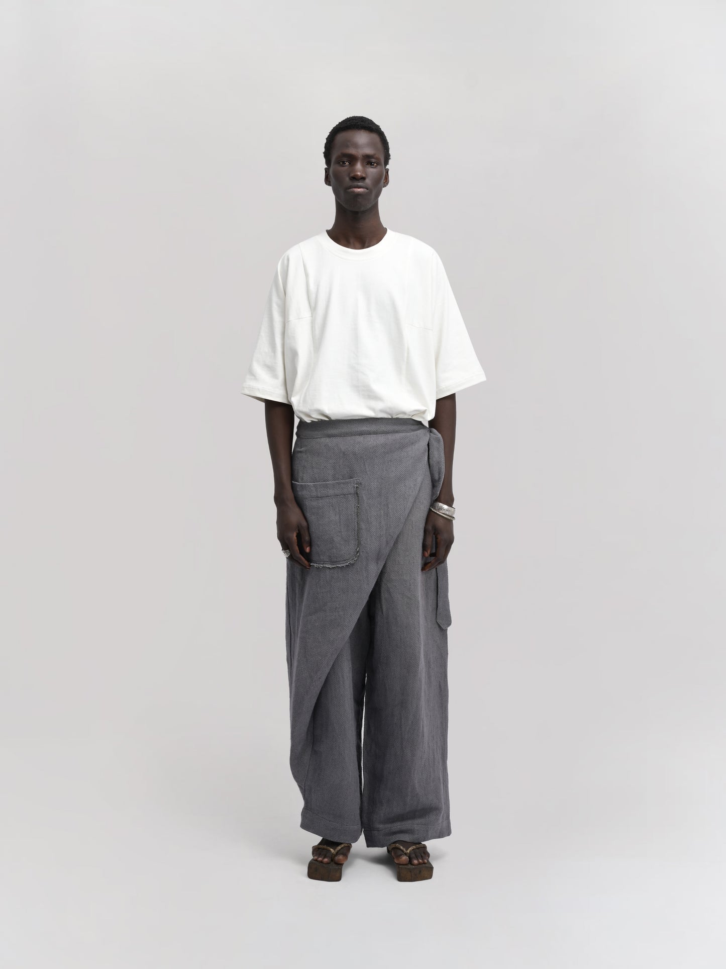 Shepherd Pant – Handwoven Organic Cotton – Grey