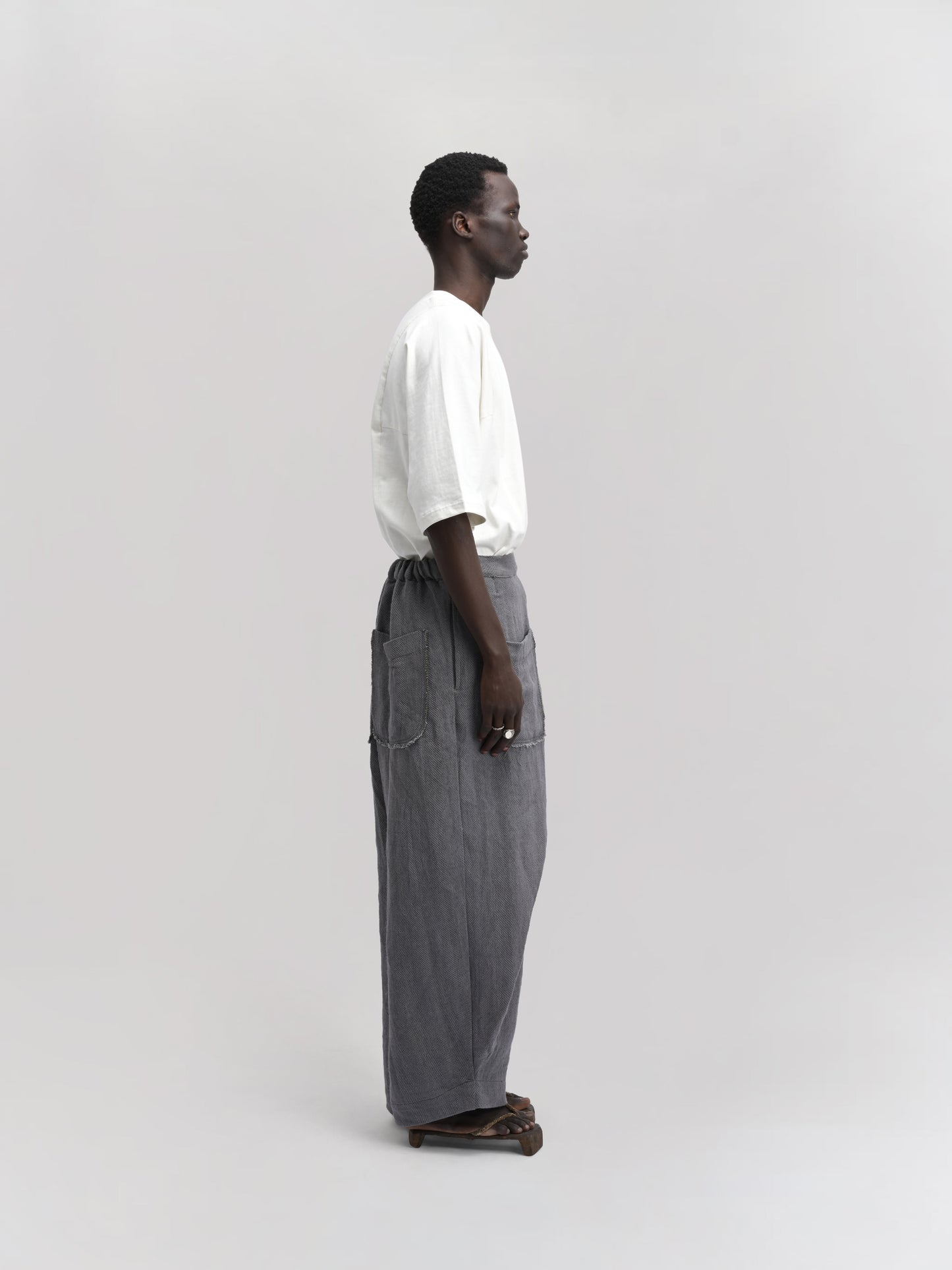 Shepherd Pant – Handwoven Organic Cotton – Grey