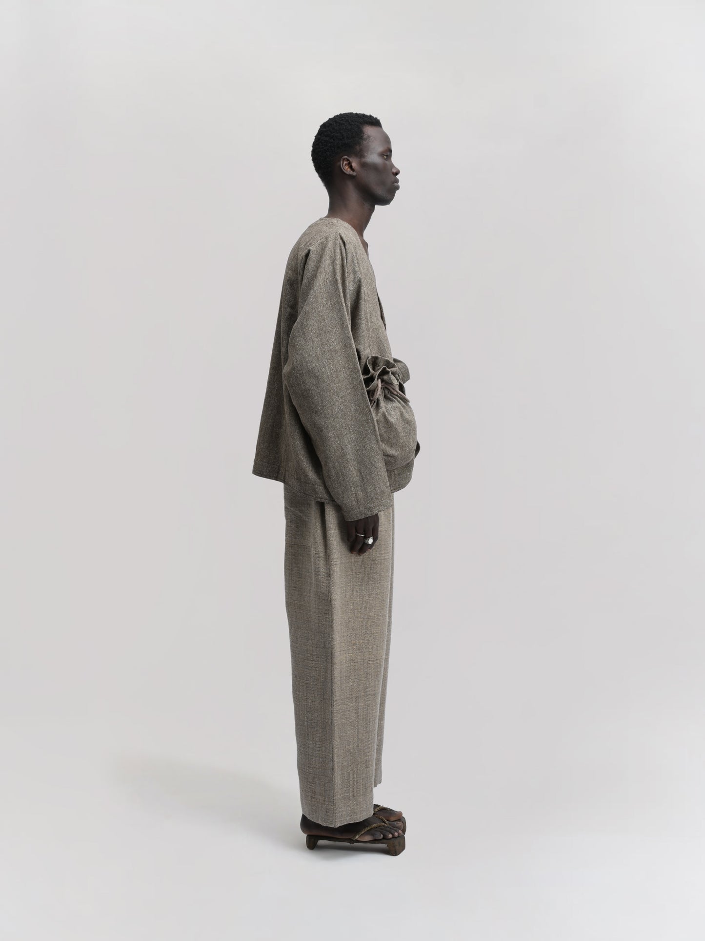 Beekeeper Jacket – Antique Herringbone – Taupe Brown