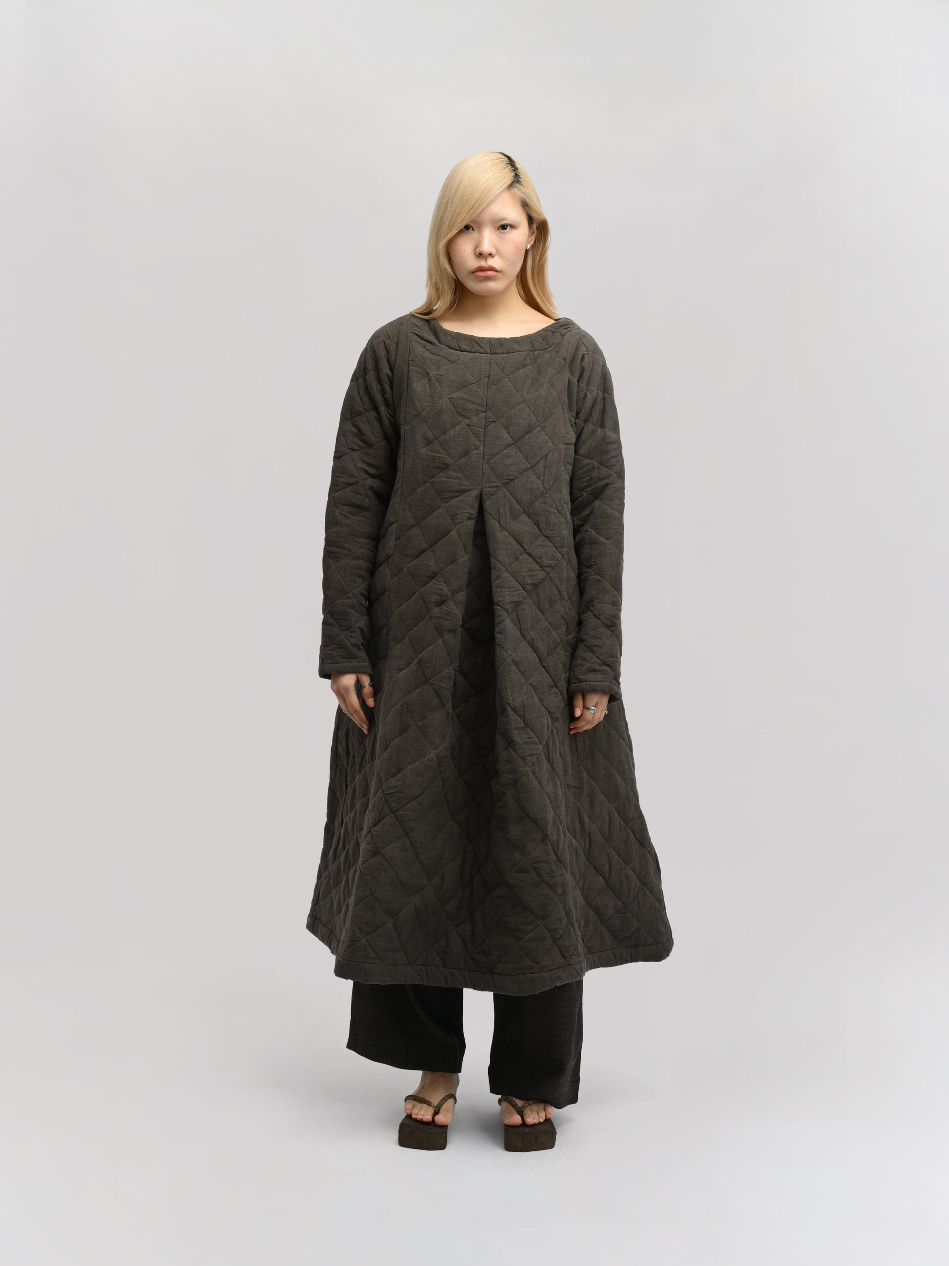 Sailor Dress – Handwoven Cotton – Grey