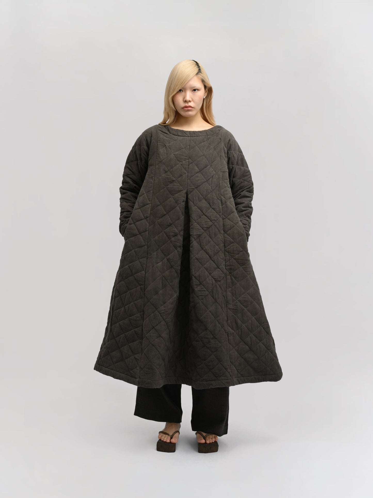 Sailor Dress – Handwoven Cotton – Grey