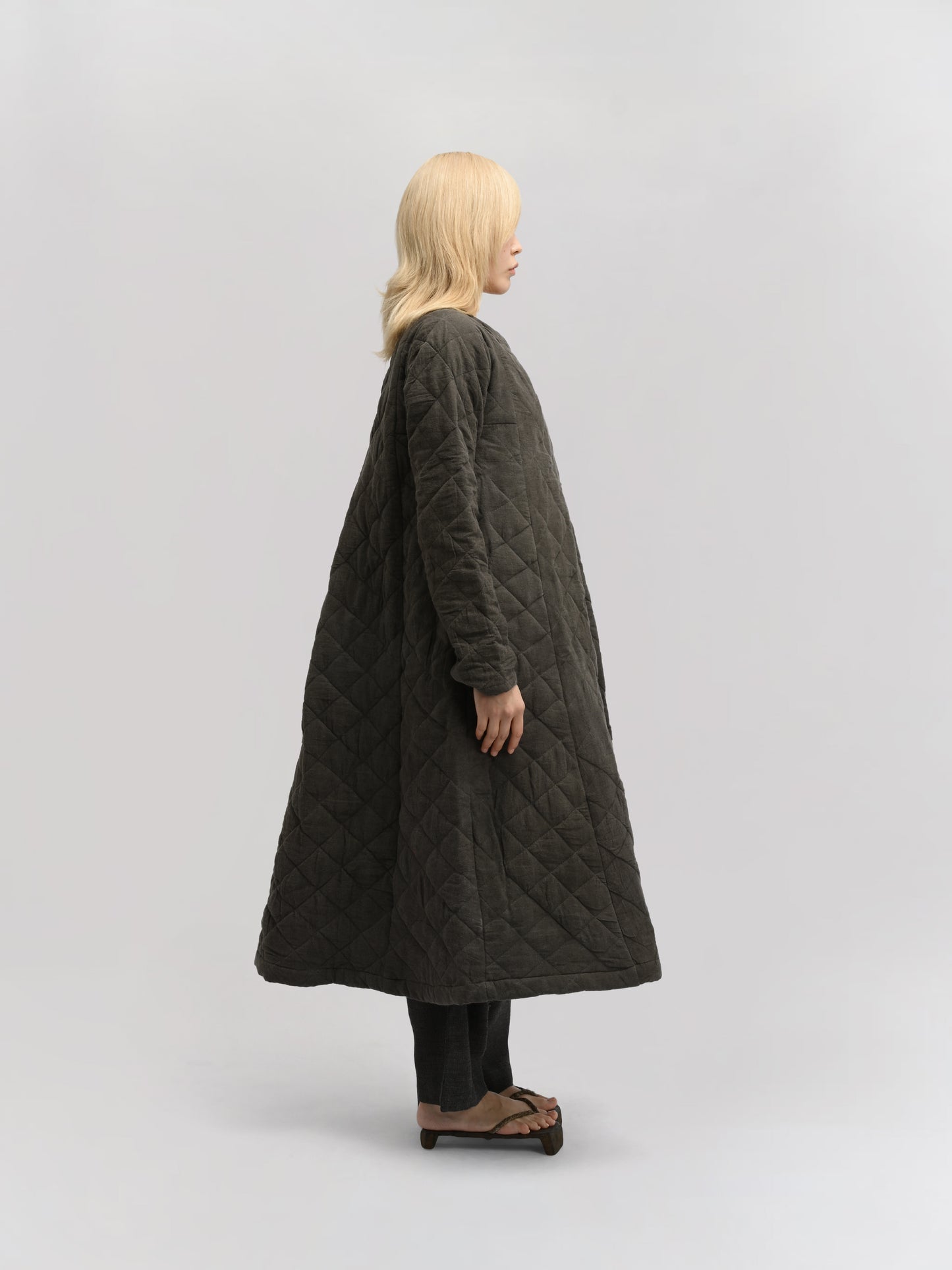Sailor Dress – Handwoven Cotton – Grey
