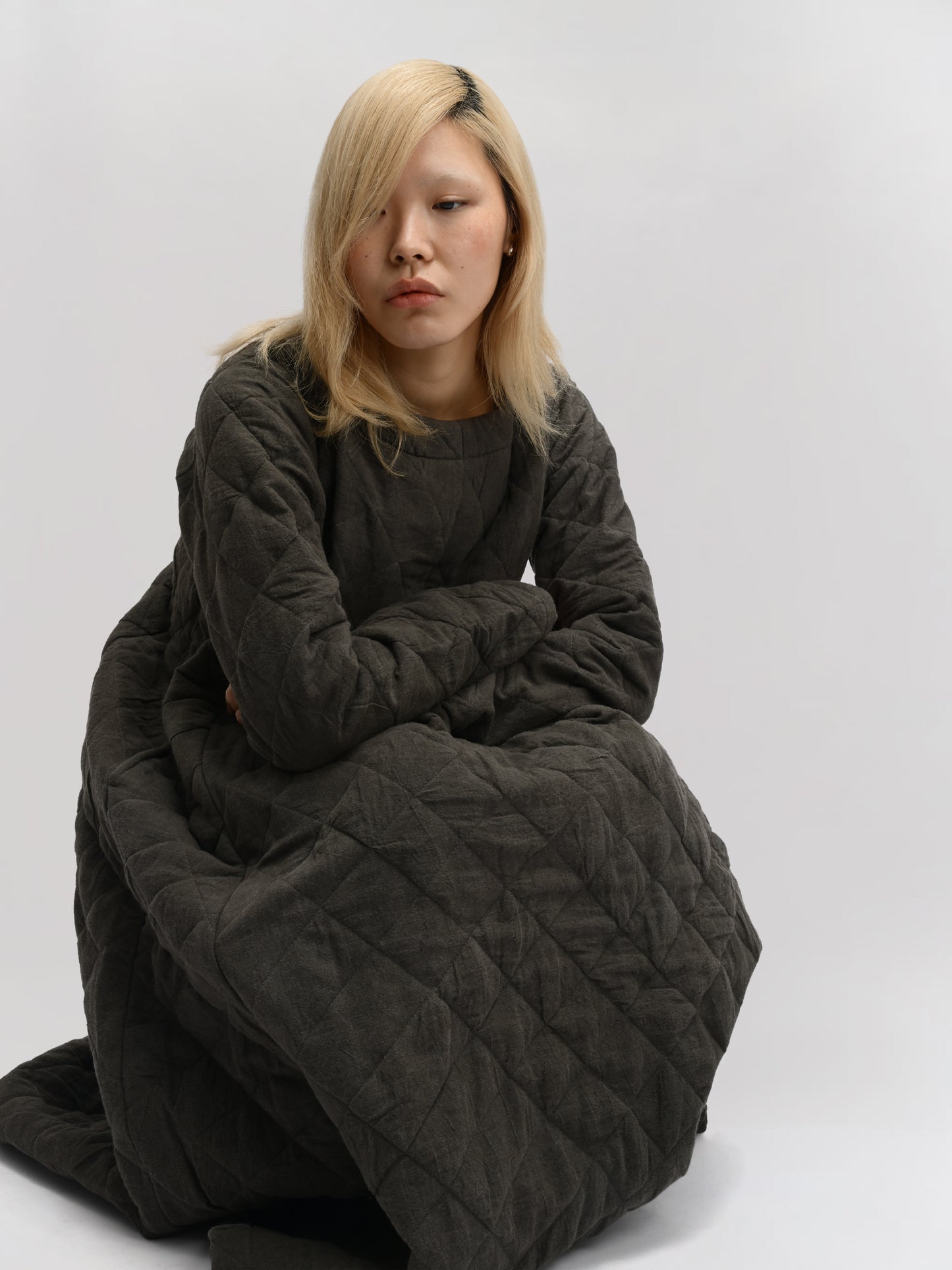 Sailor Dress – Handwoven Cotton – Grey