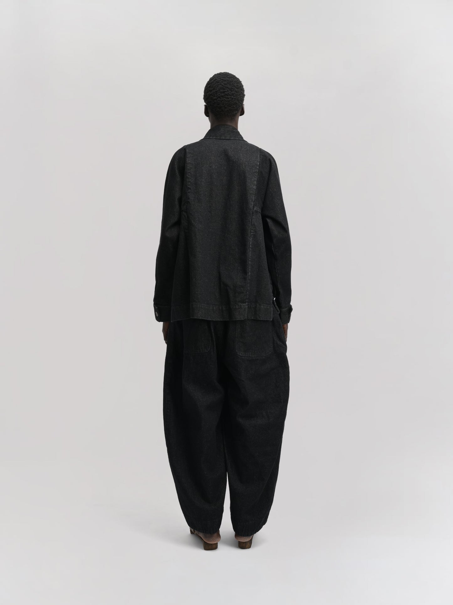 Farmer Jacket – Stonewashed Kojima Denim – Black