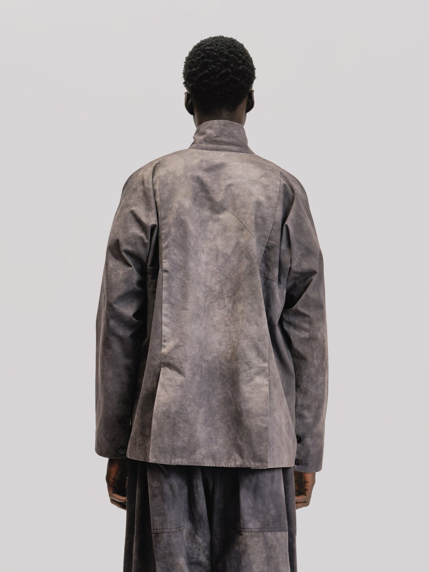 Fisherman Jacket – Paper Cotton – Grey