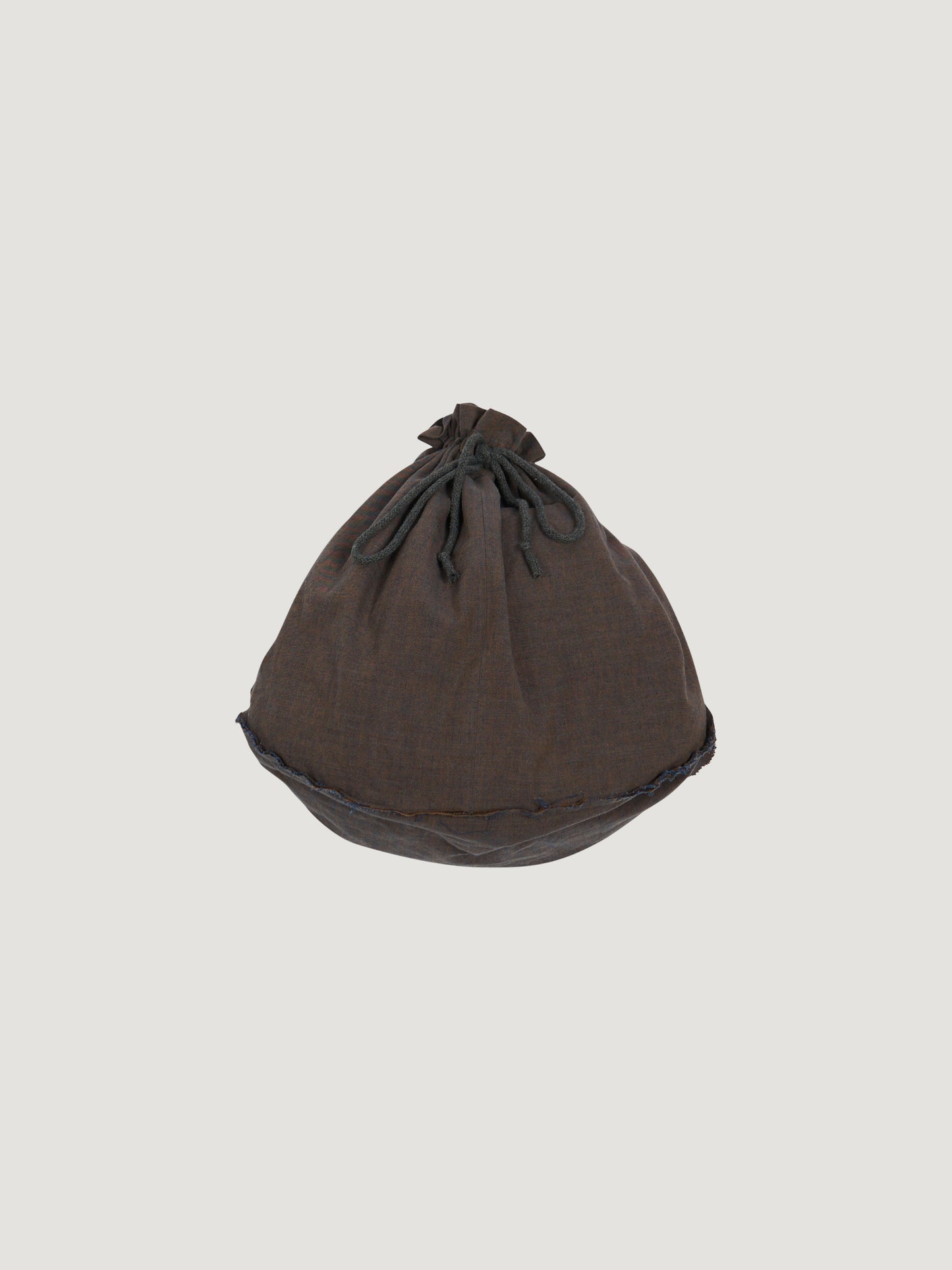 Pear Drop Bag – Persimmon & Indigo Dyed Fuuai Cotton – Japan