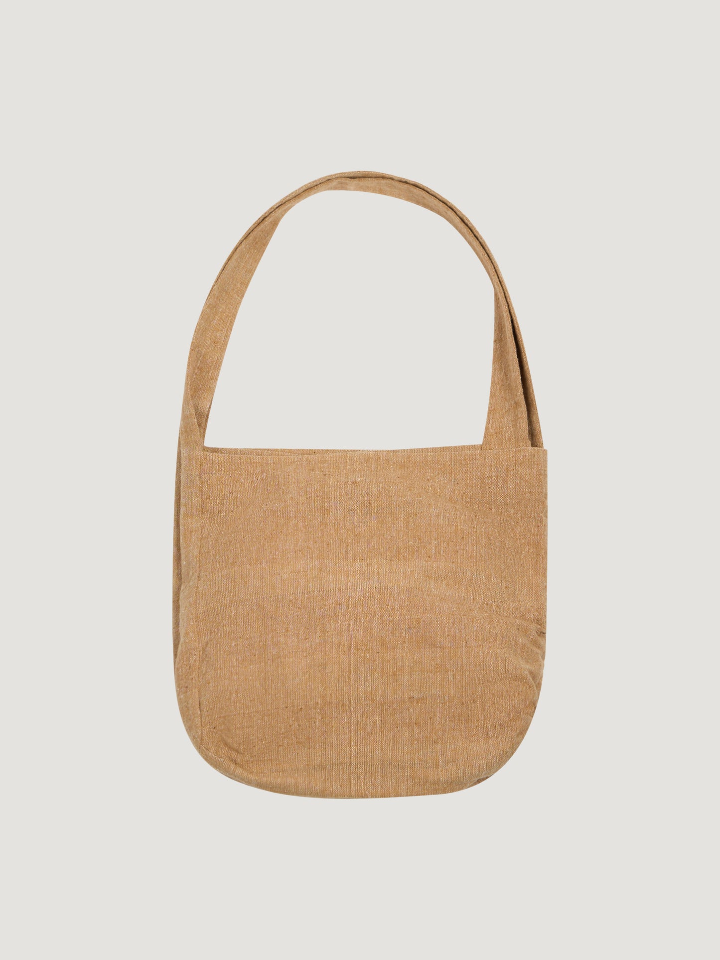 Double Tote Bag – Handwoven Kala Cotton – Natural White