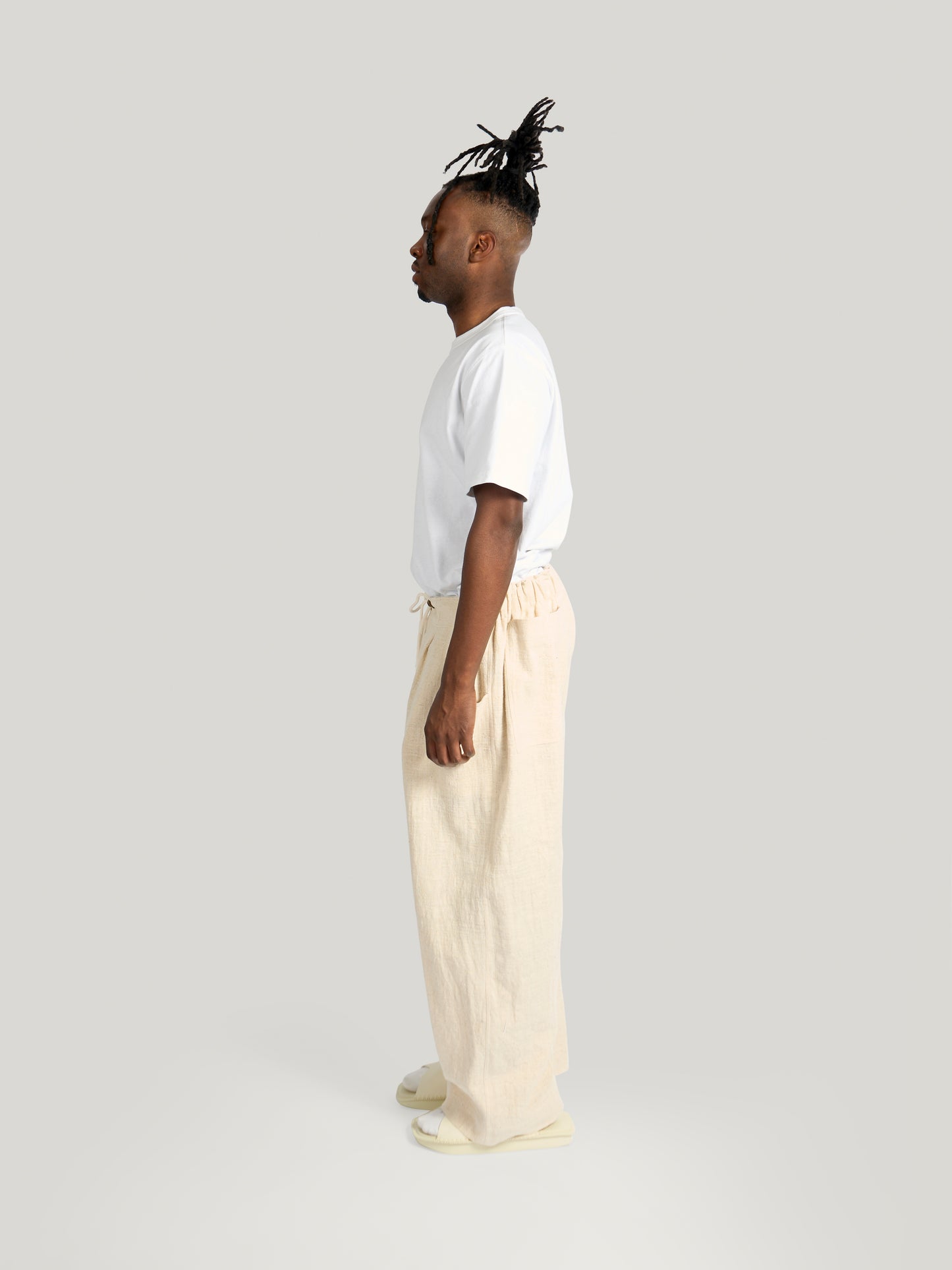 Farmer Pant – Handwoven Kala Cotton – Beige