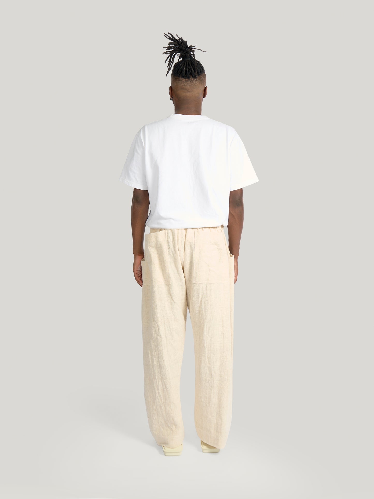 Farmer Pant – Handwoven Kala Cotton – Beige