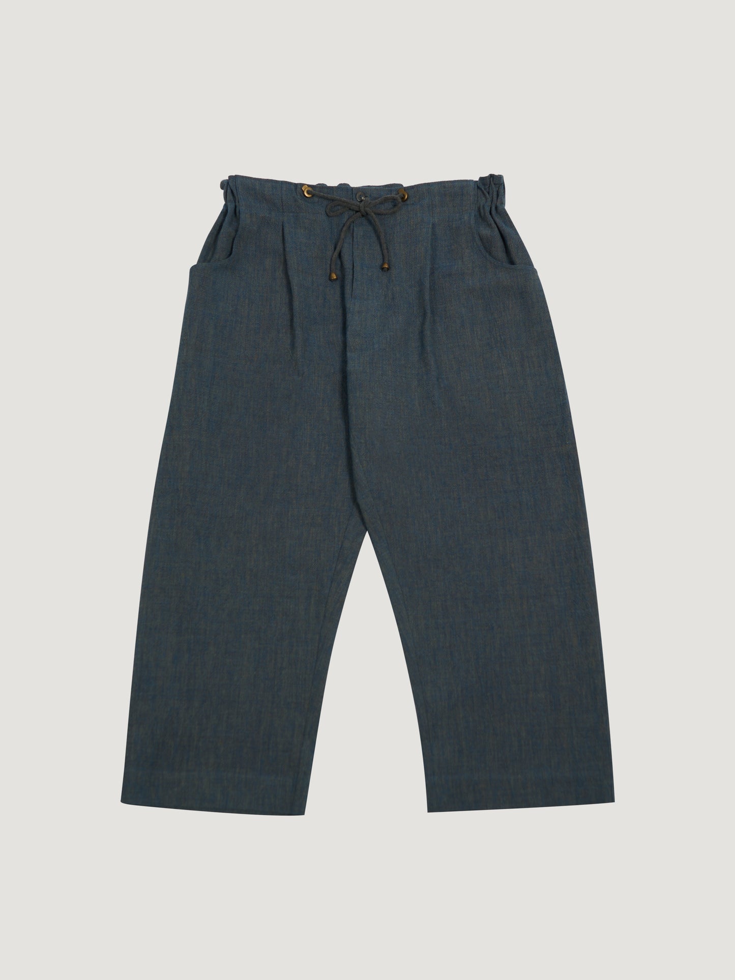 Farmer Pant – Marbled Shimofuri Cotton – Denim Blue