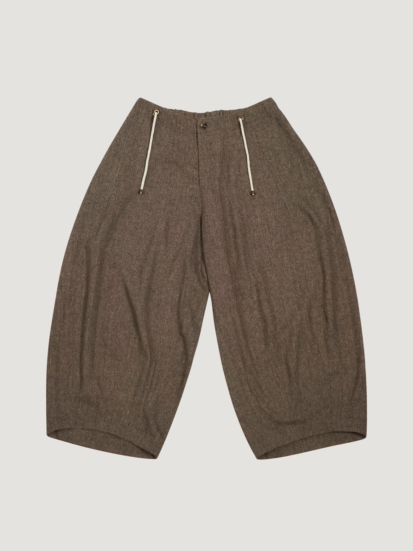 Fisherman Pant – Antique Herringbone Wool – Ash Brown