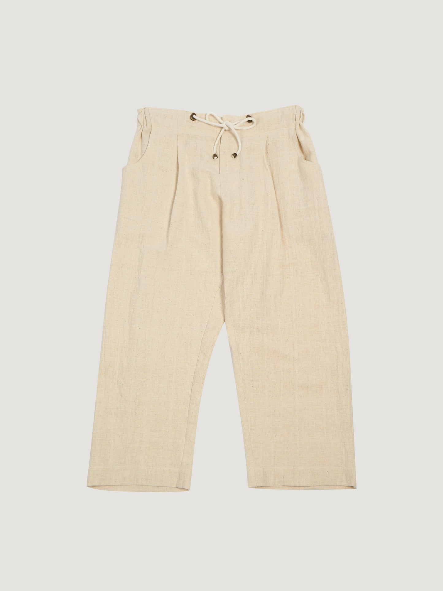 Farmer Pant – Handwoven Kala Cotton – Beige