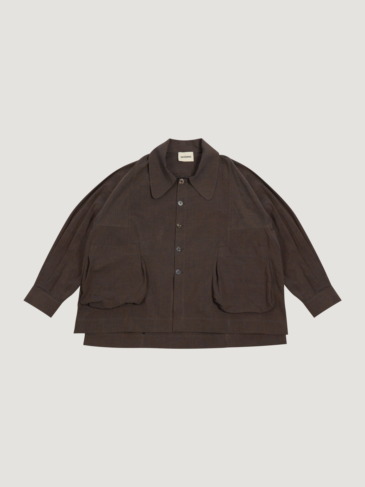 Farmer Jacket – Fuuai Cotton – Persimmon & Indigo