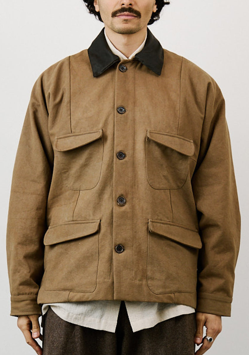 Farmer Jacket – Stonewashed Duck Canvas – Antique Brown