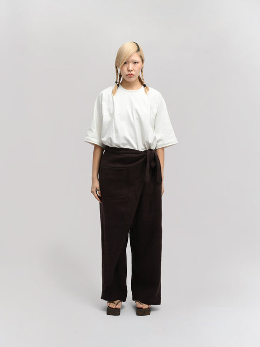 Shepherd Pant – Handwoven Yak Wool – Warm Brown