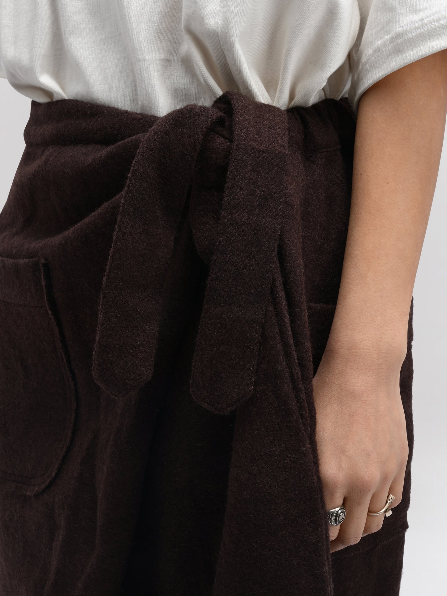 Shepherd Pant – Handwoven Yak Wool – Warm Brown