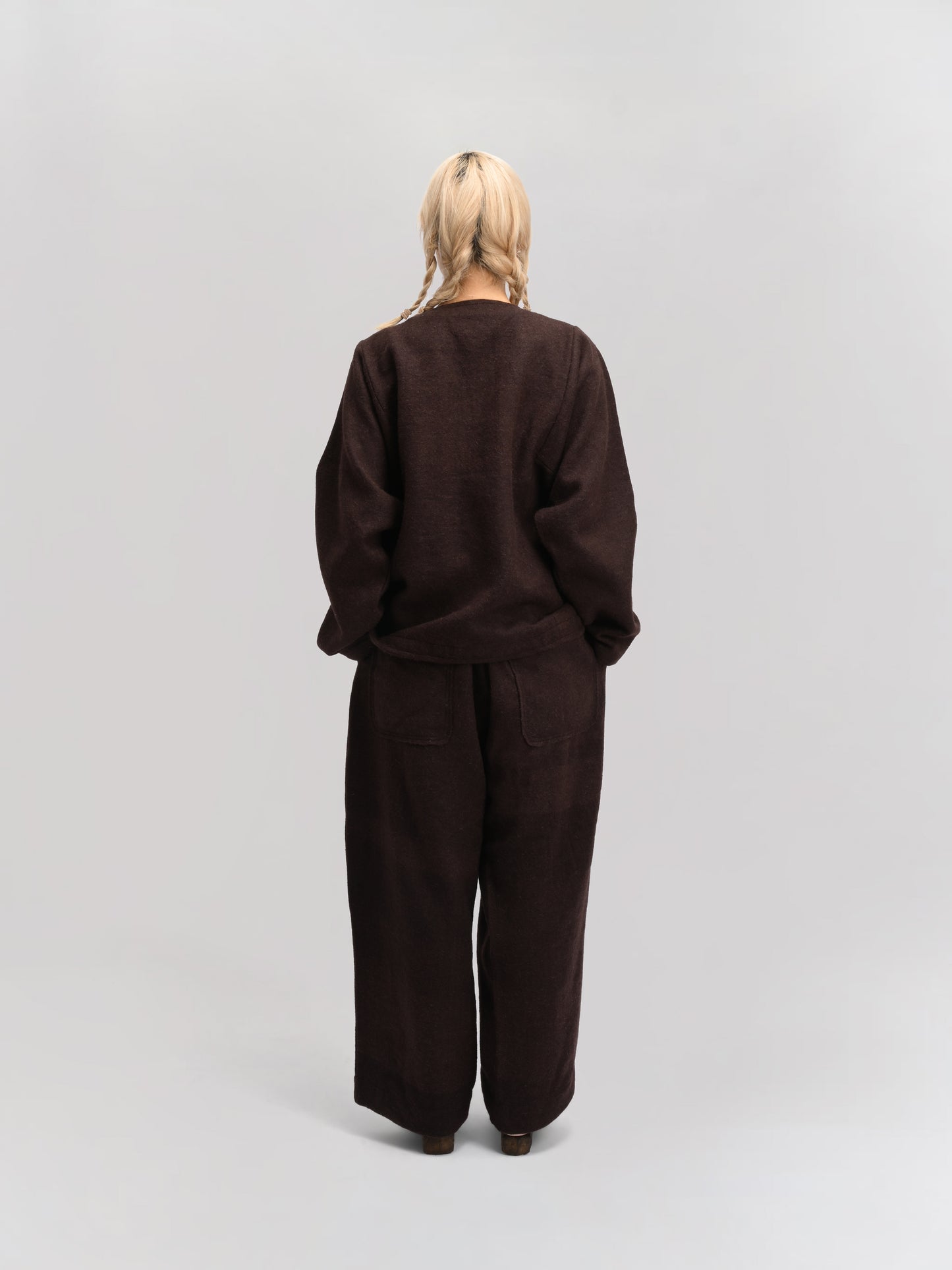 Beekeeper Jacket – Handwoven Yak Wool – Rich Brown