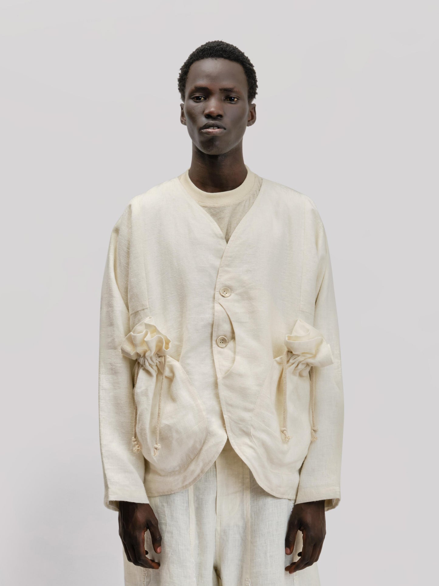 Beekeeper Jacket – Japanese Brushed Linen - White