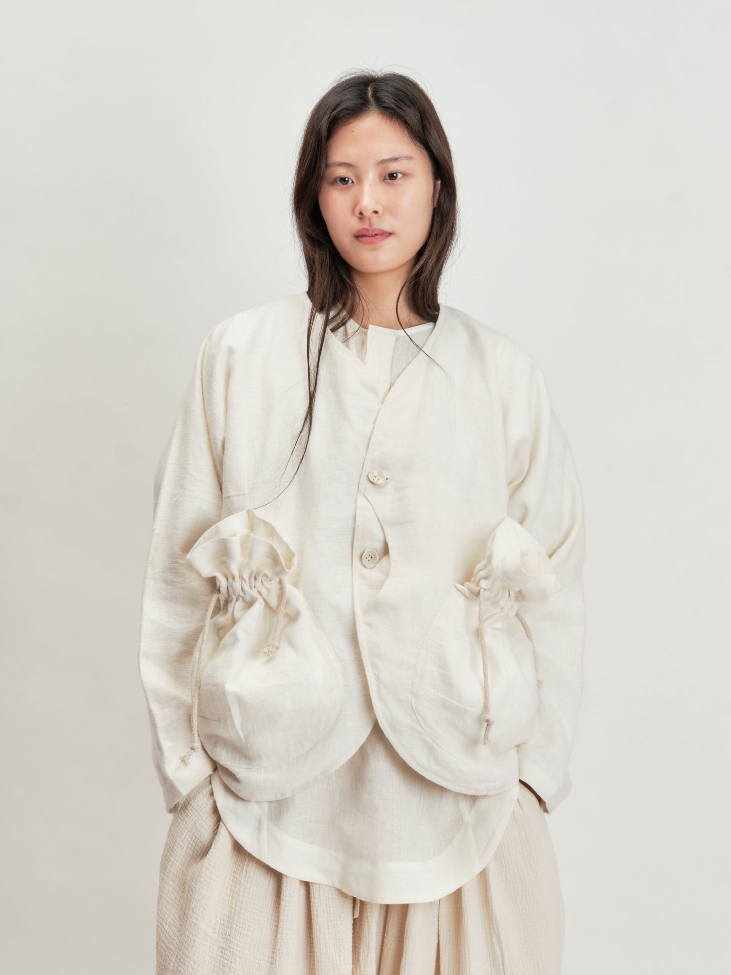 Beekeeper Jacket – Japanese Brushed Linen - White