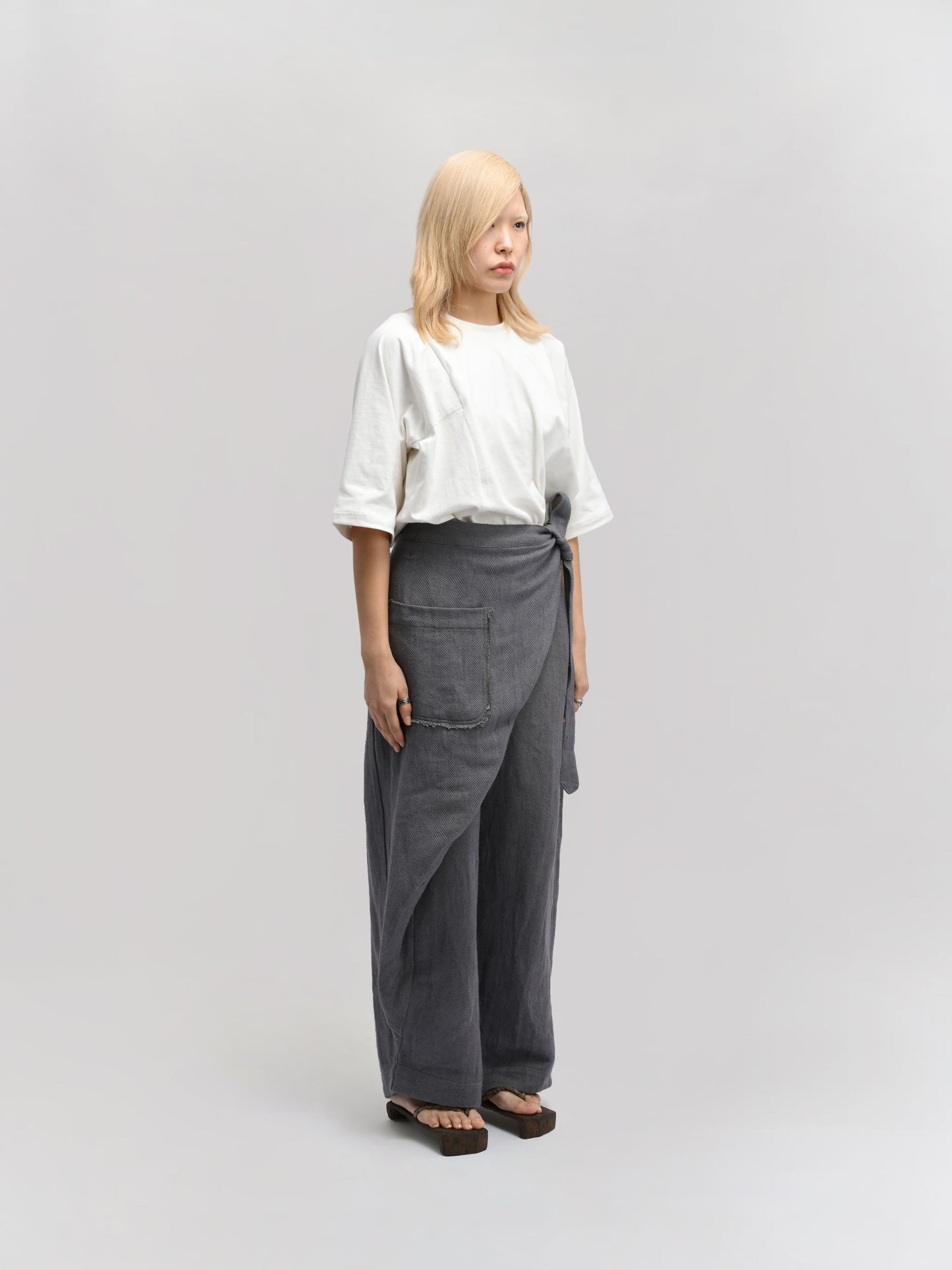 Shepherd Pant – Handwoven Organic Cotton – Grey