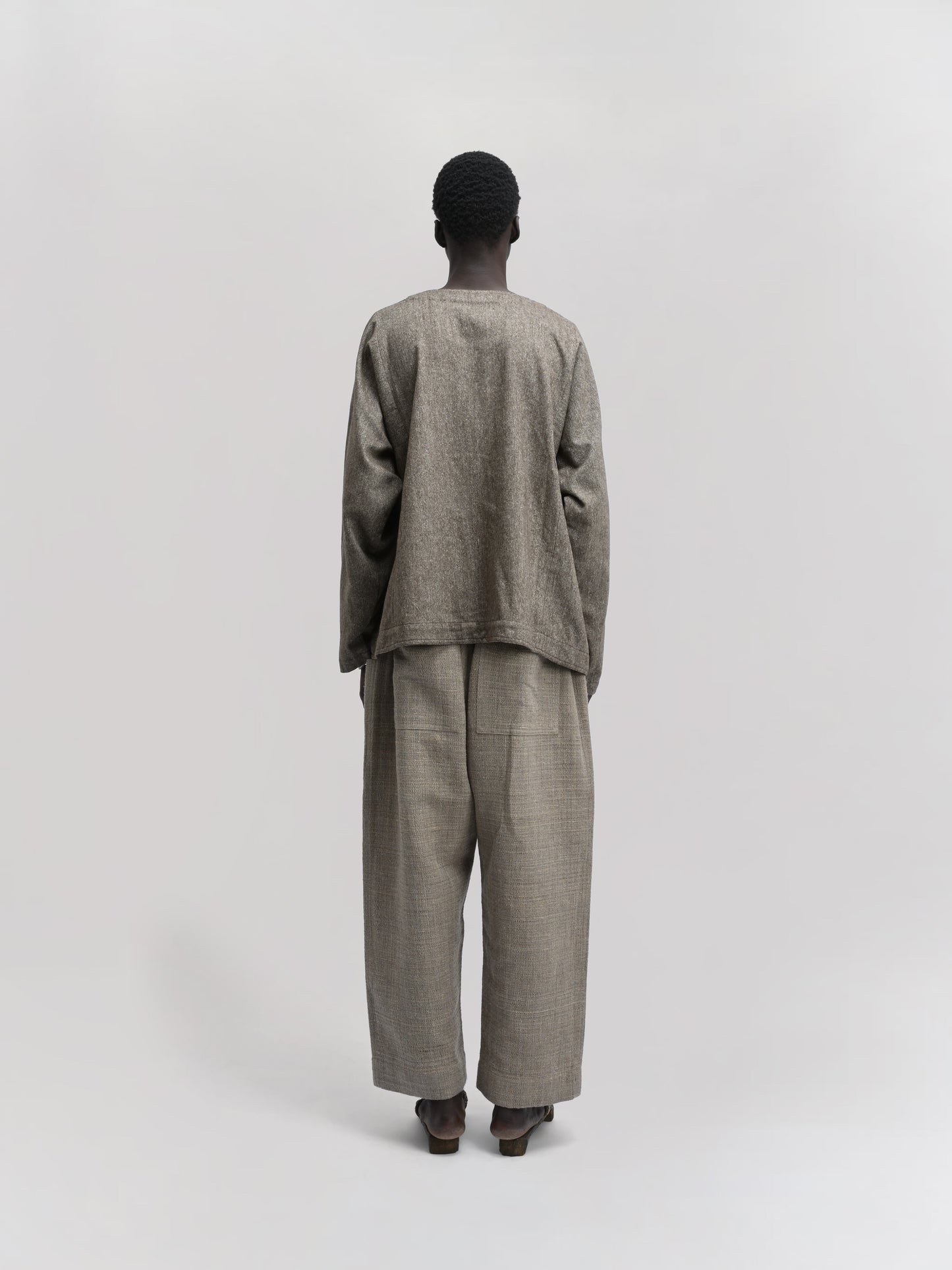 Beekeeper Jacket – Antique Herringbone – Taupe Brown