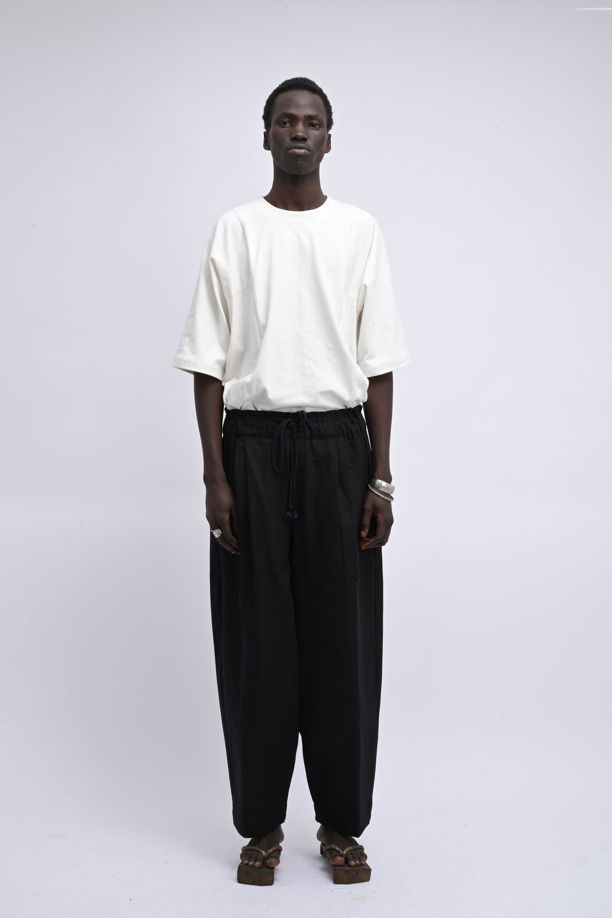 Farmer Pant – Handwoven Cotton – Dyed Black