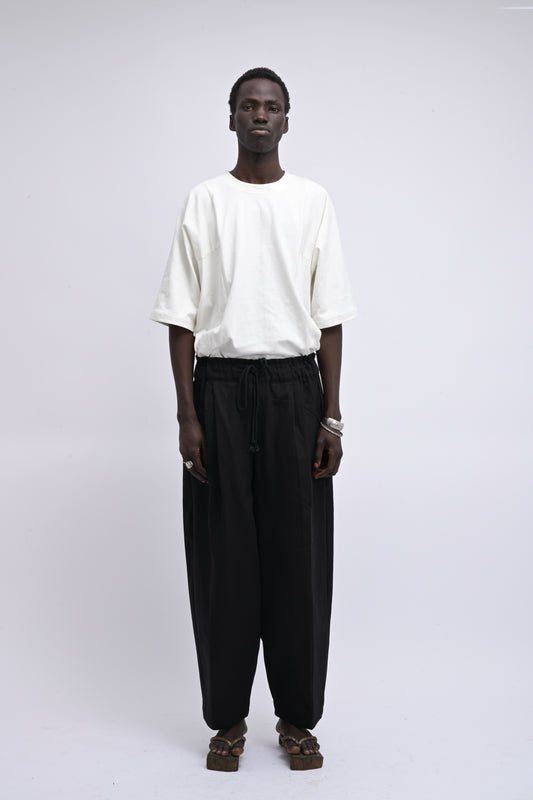 Farmer Pant – Handwoven Cotton – Dyed Black