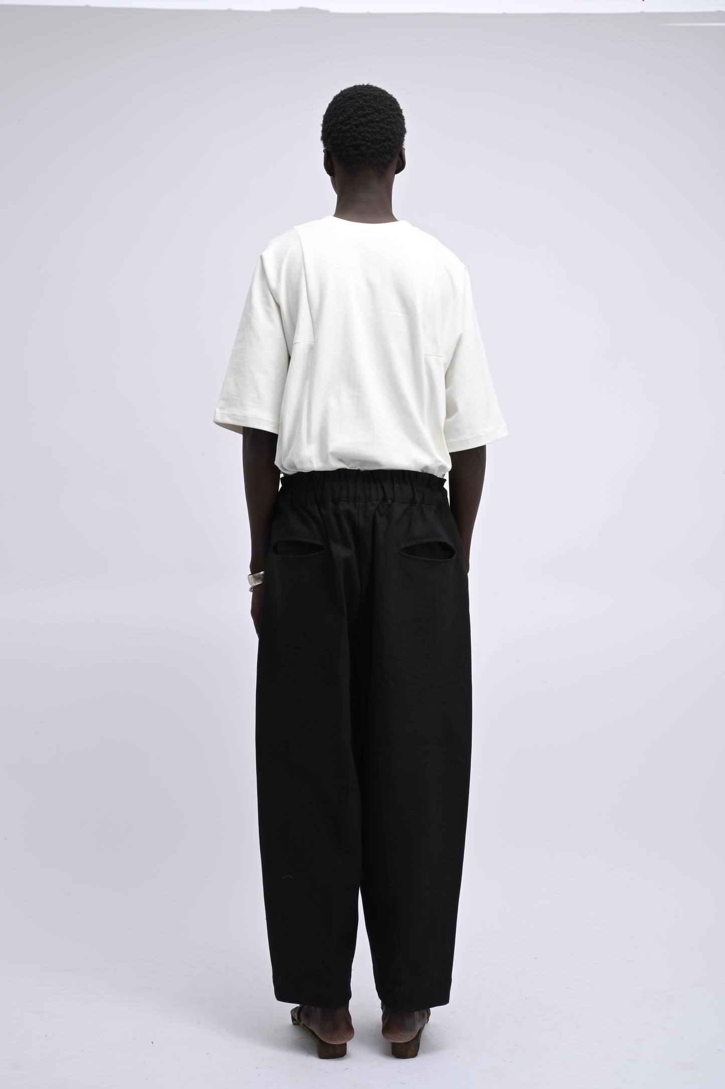 Farmer Pant – Handwoven Cotton – Dyed Black