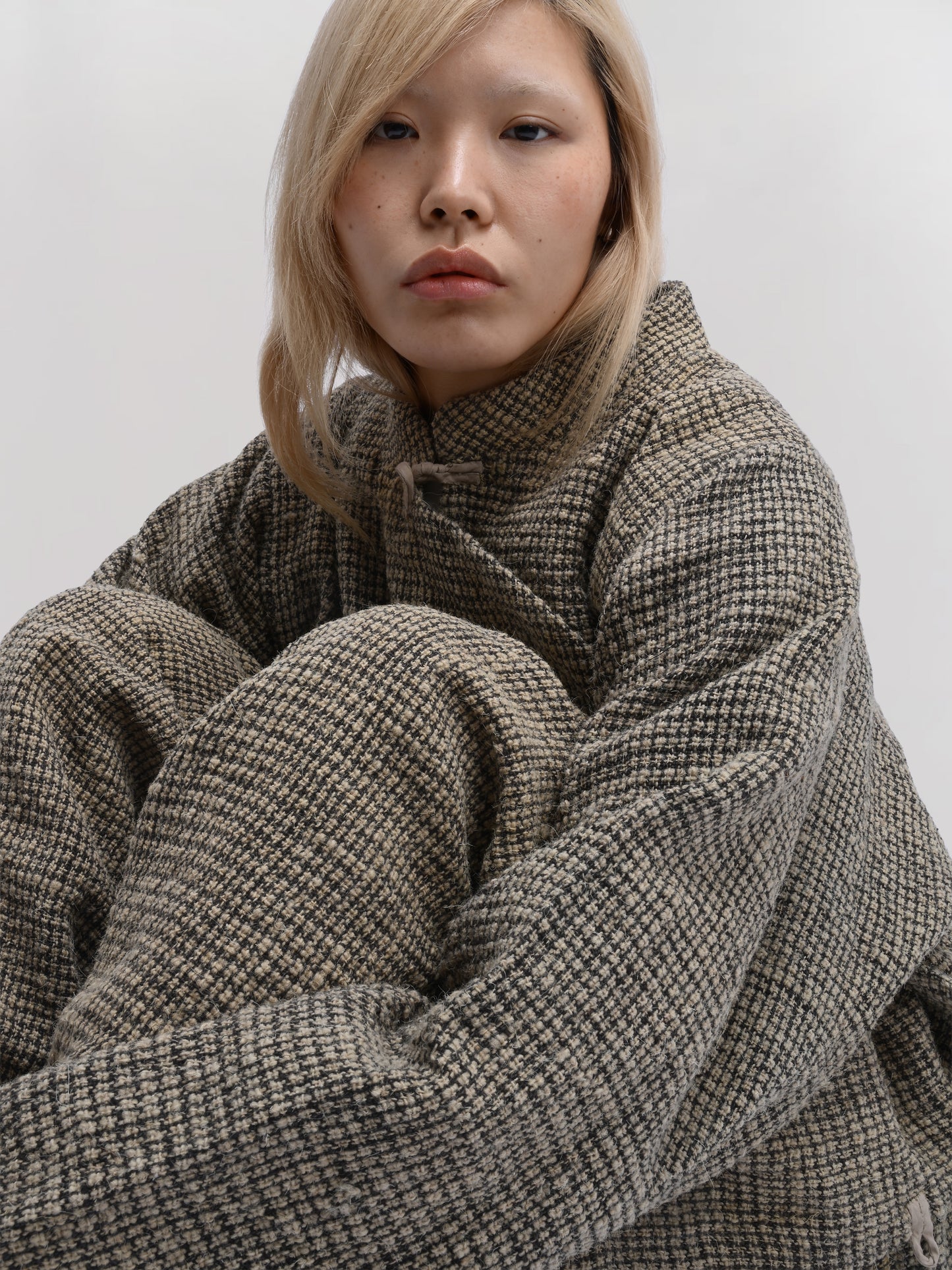 Sailor Pant – Handwoven Wool Tweed – Taupe Brown