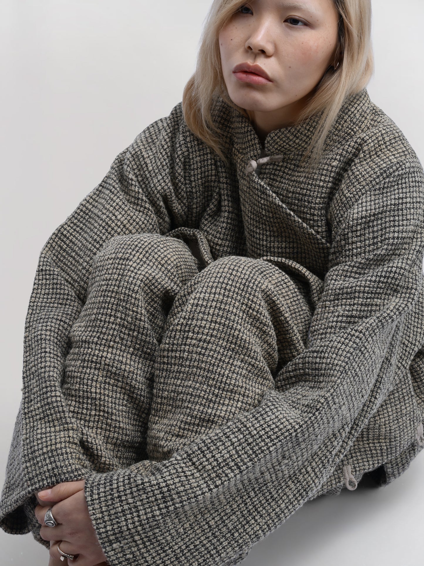 Sailor Pant – Handwoven Wool Tweed – Taupe Brown