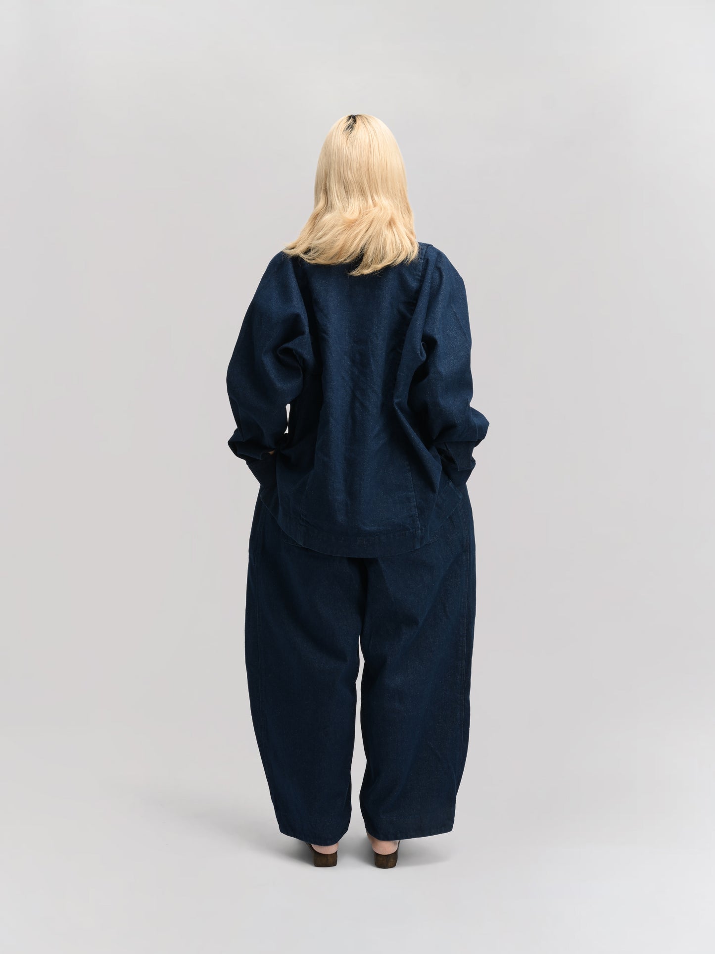 Farmer Jacket – Stonewashed Kojima Denim – Blue