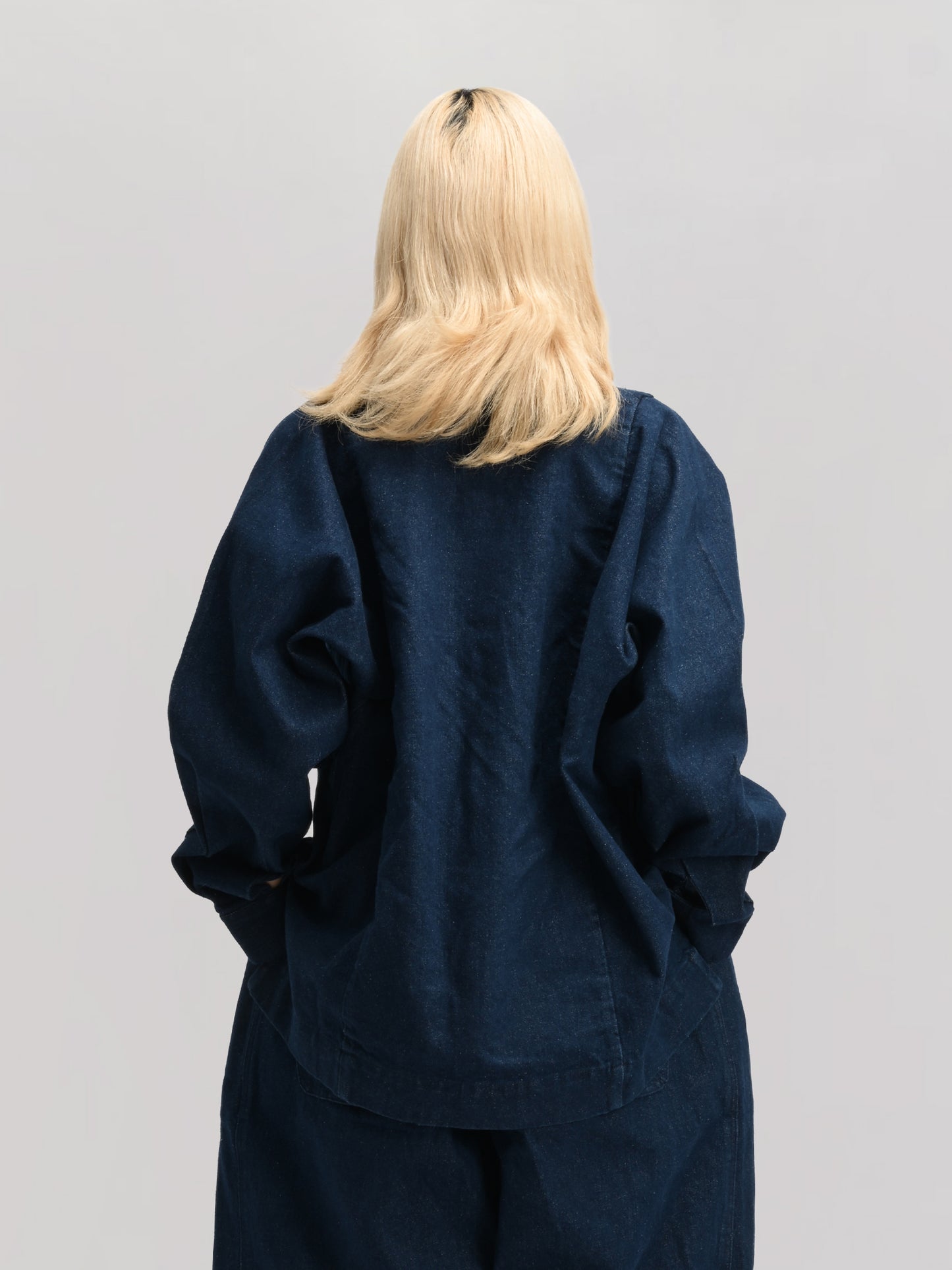 Farmer Jacket – Stonewashed Kojima Denim – Blue