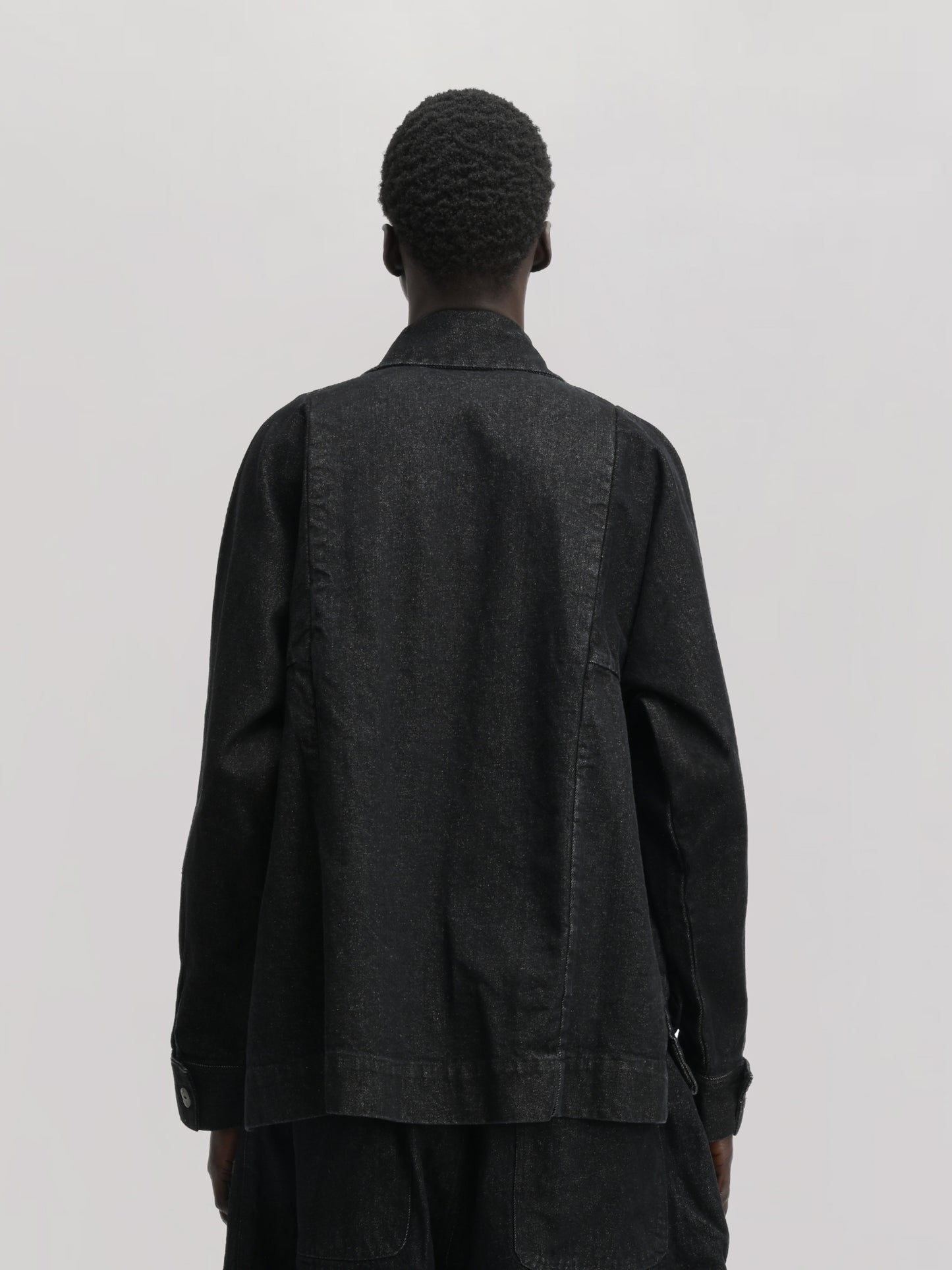 Farmer Jacket – Stonewashed Kojima Denim – Black