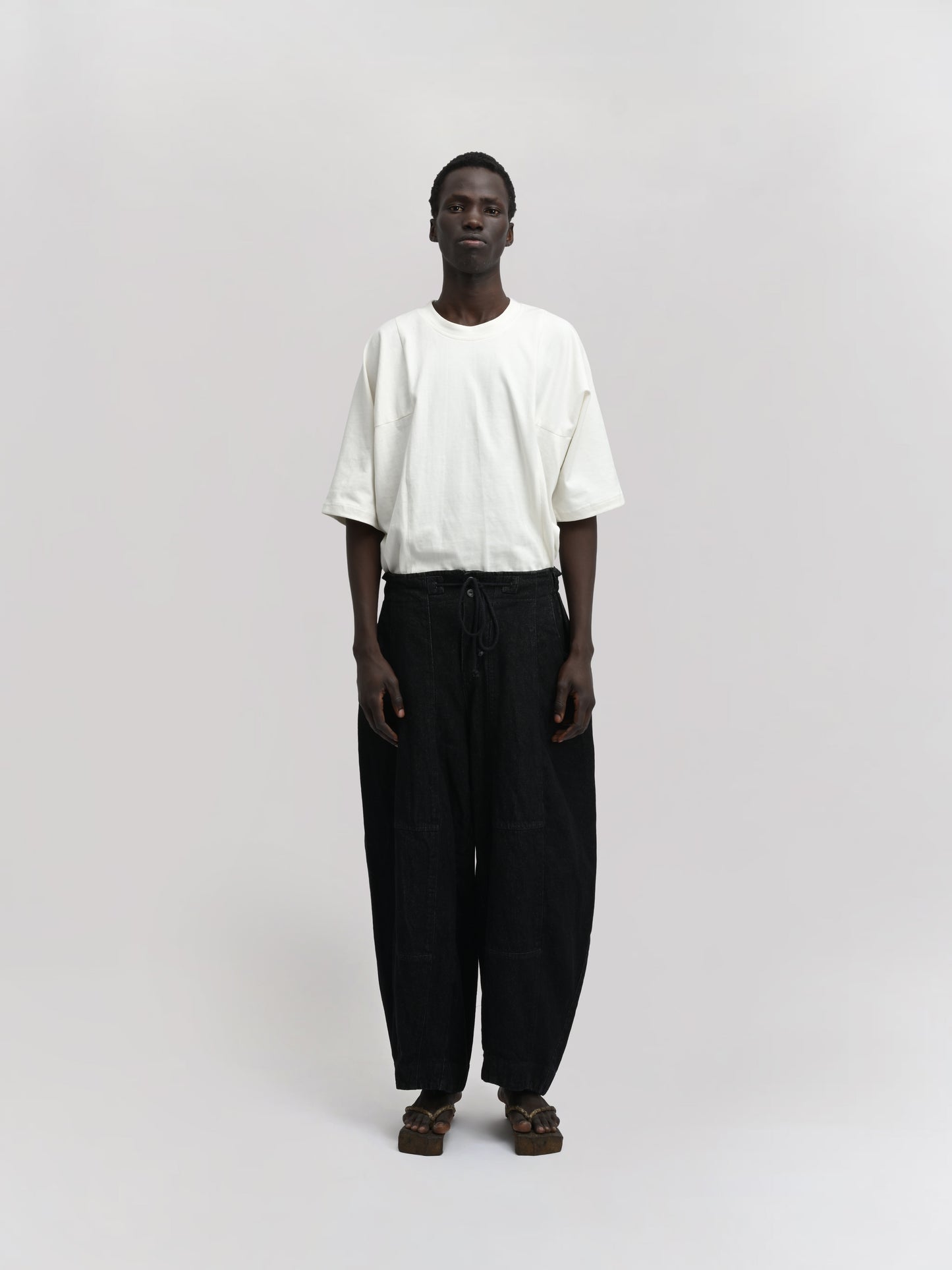 Fisherman Pant – Stonewashed Kojima Denim – Black
