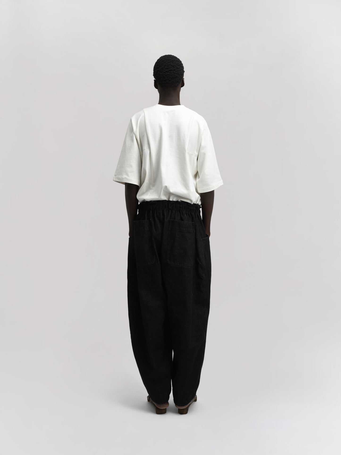 Fisherman Pant – Stonewashed Kojima Denim – Black