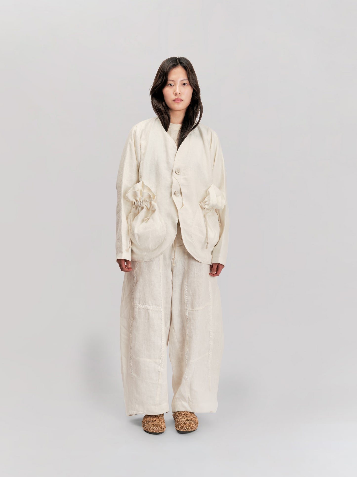 Beekeeper Jacket – Japanese Brushed Linen - White