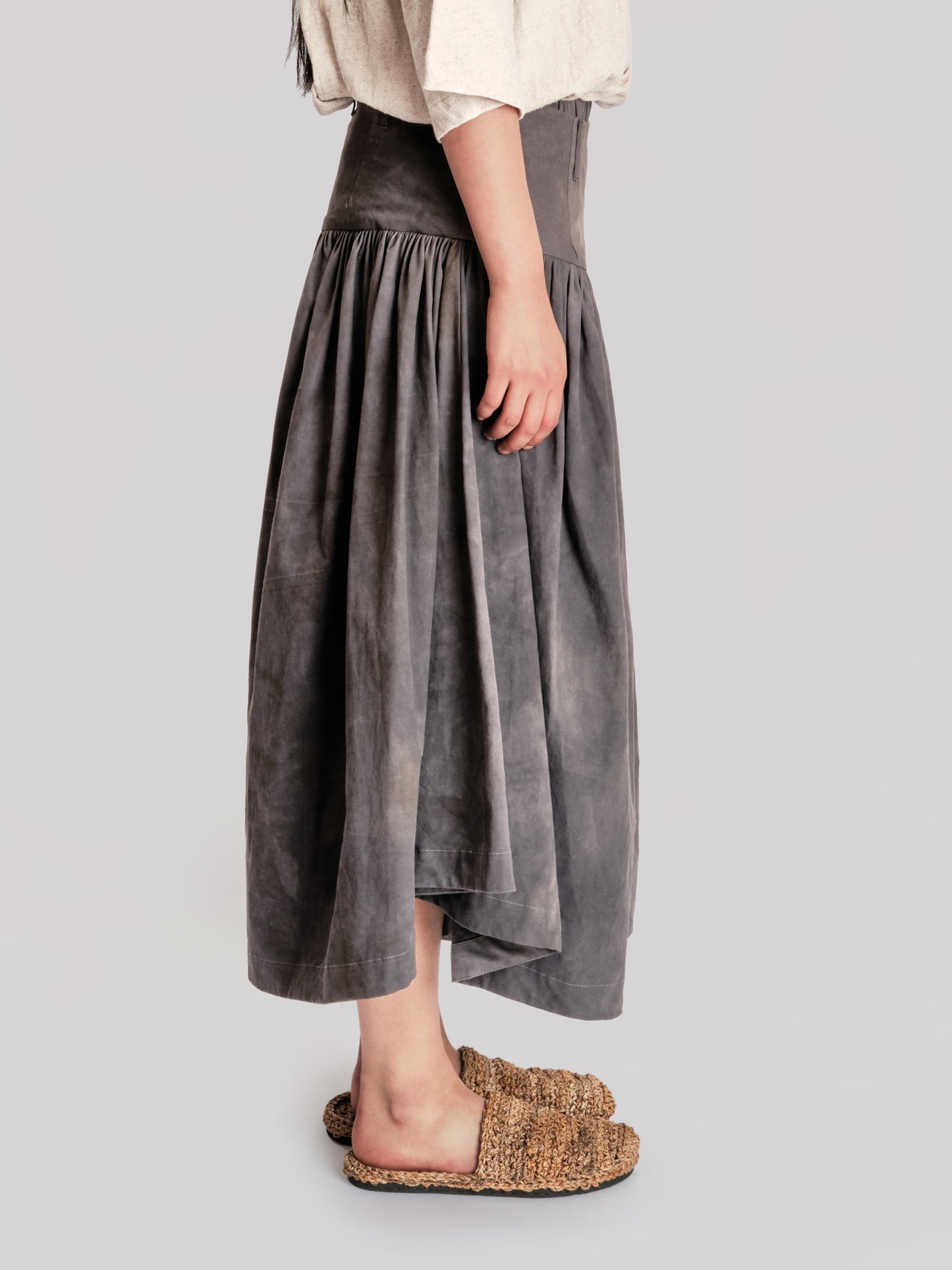 Bedouin Pant - Paper Cotton - Grey