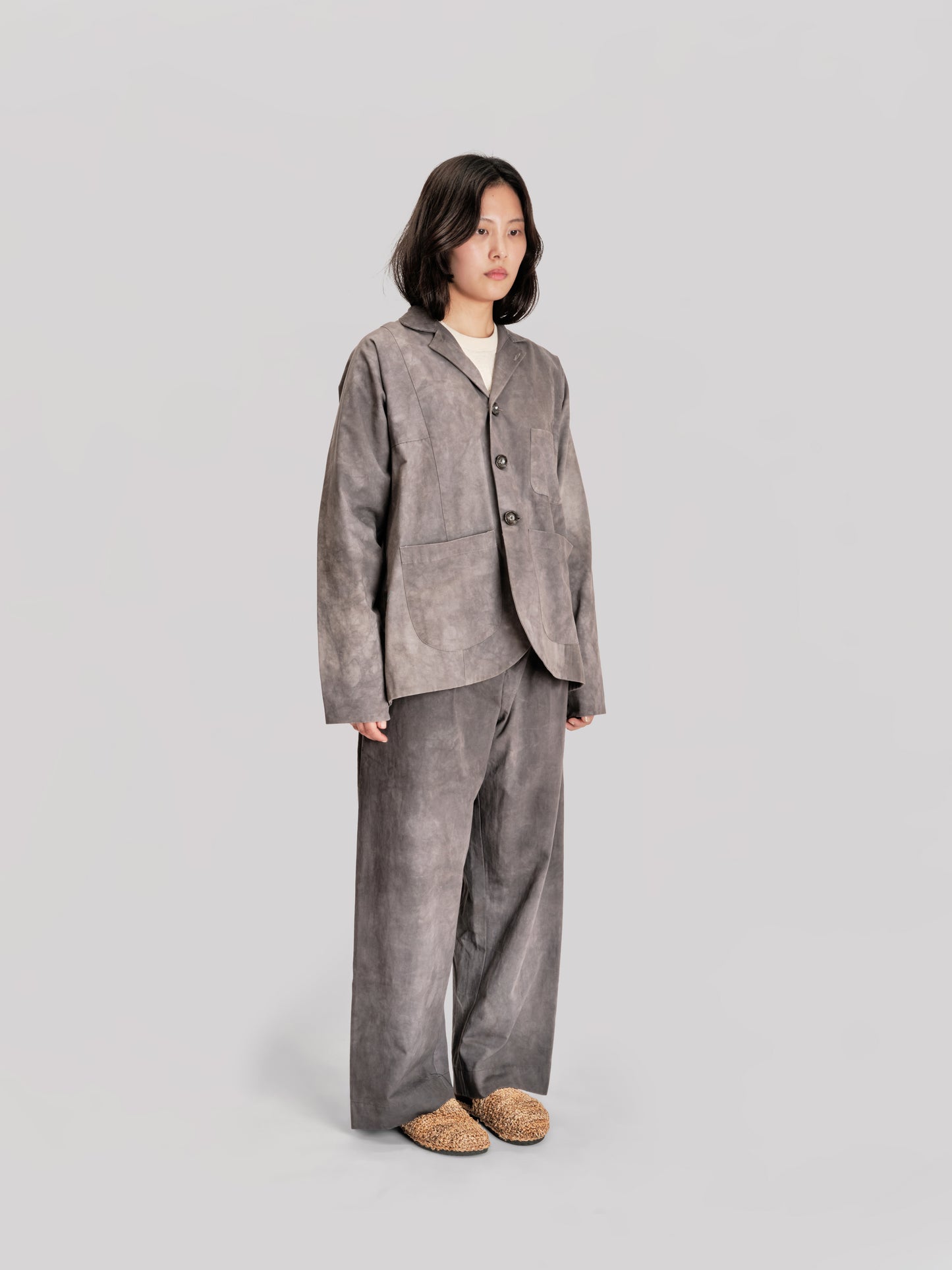 Farmer Pant – Paper Cotton – Grey