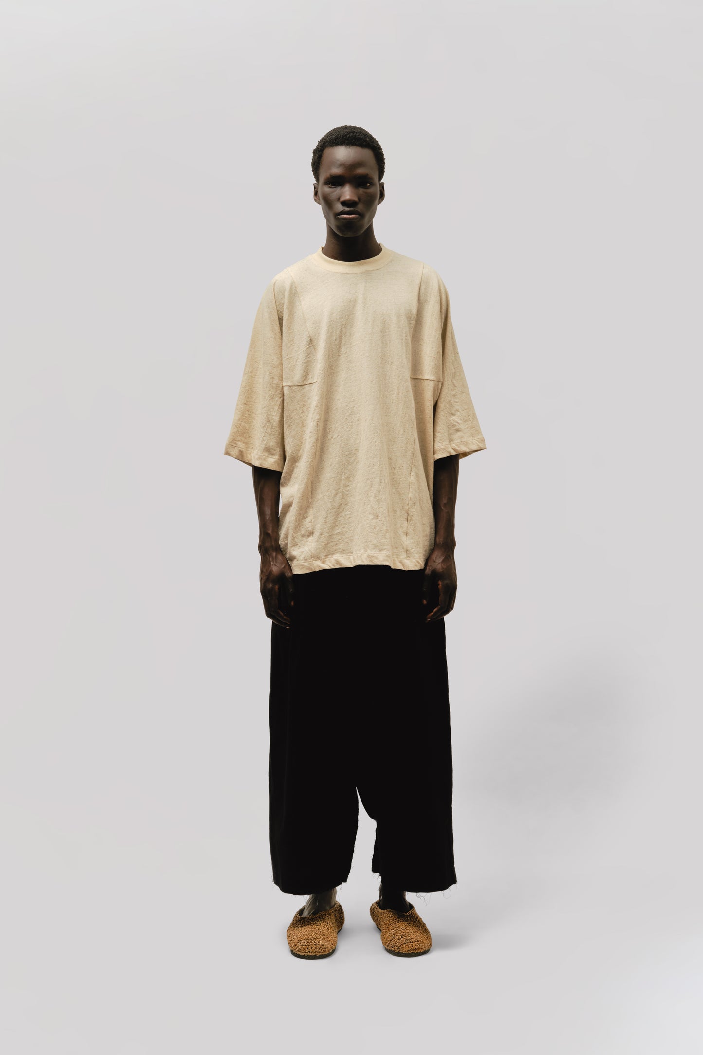 Hobo Pant – Crimped Cotton – Black