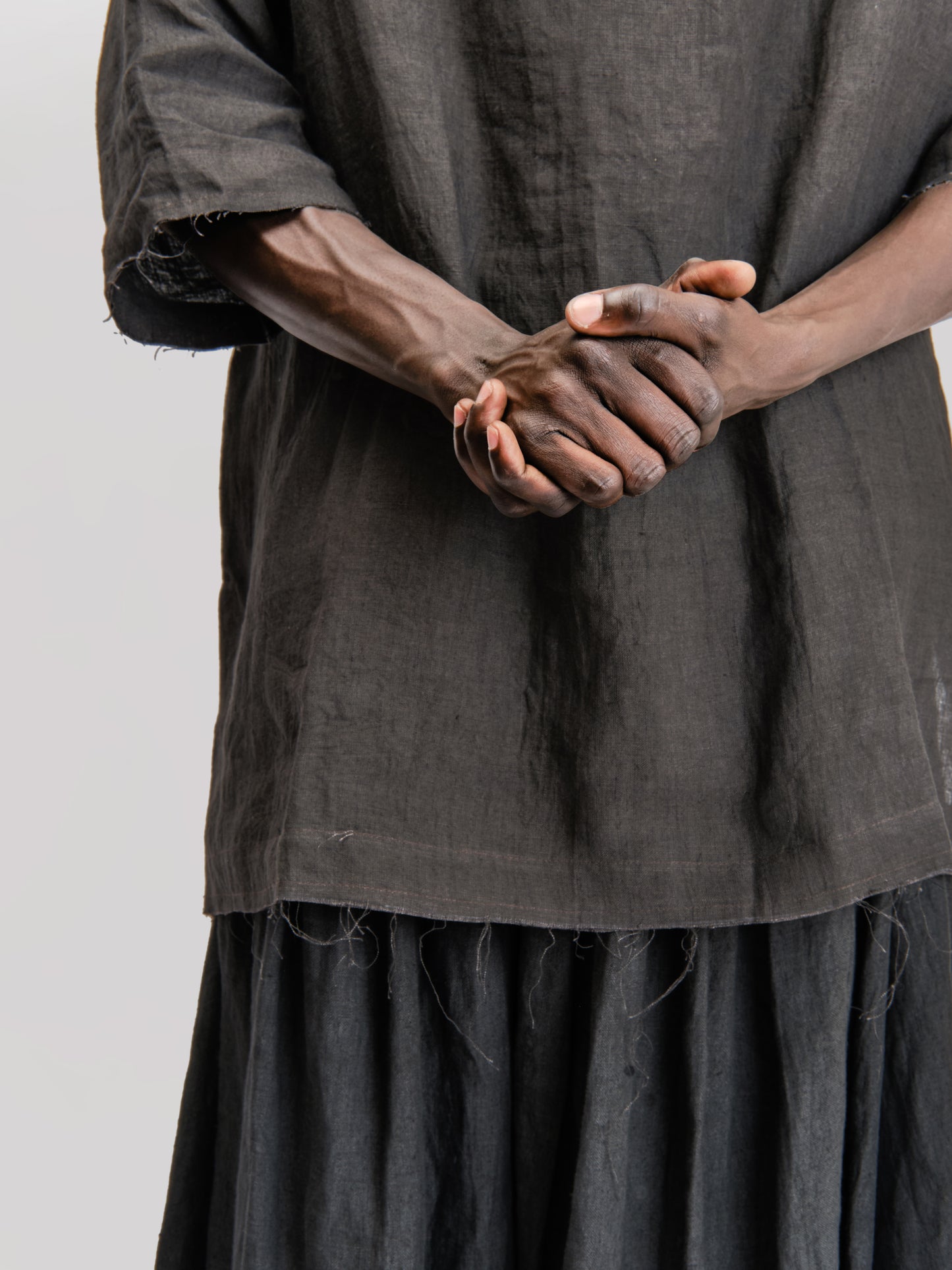 Beekeeper T-Shirt – Japanese Stonewashed Linen - Black