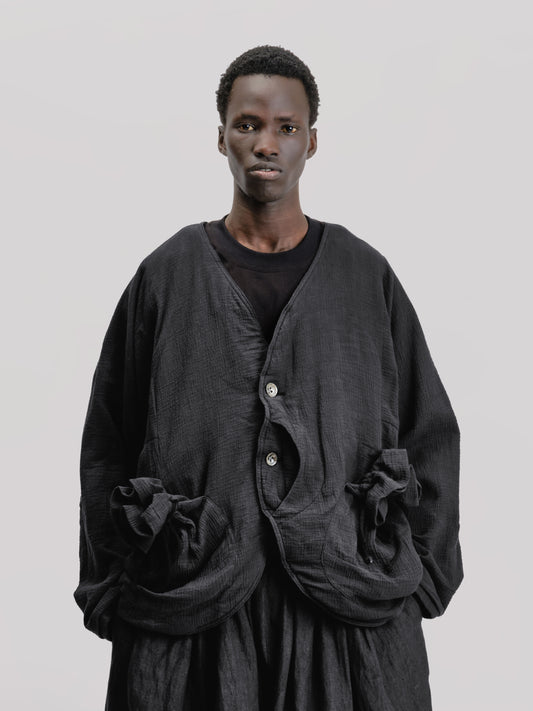 Beekeeper Jacket – Organic Double Gauze – Black