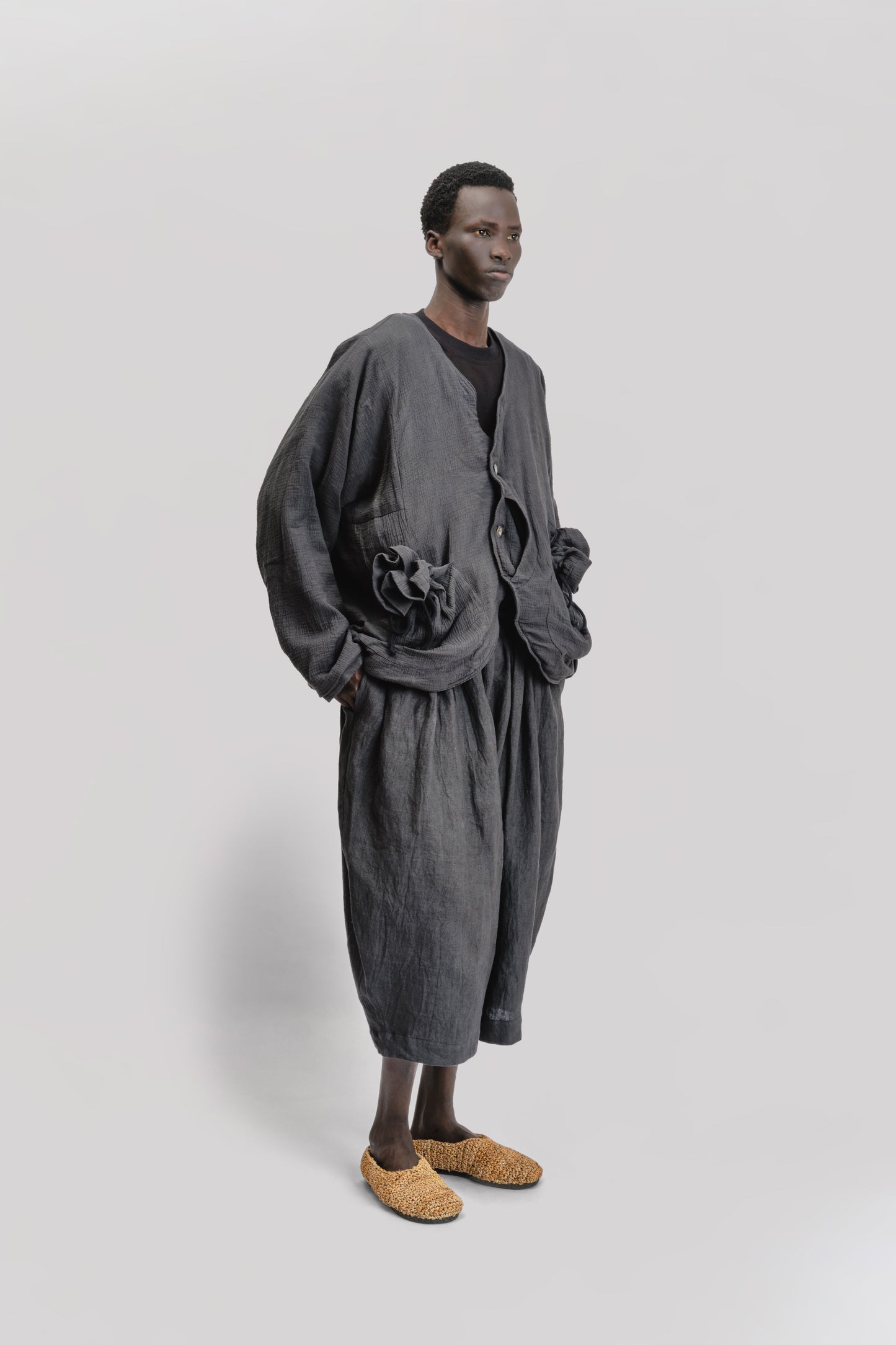 Beekeeper Jacket – Organic Double Gauze – Black