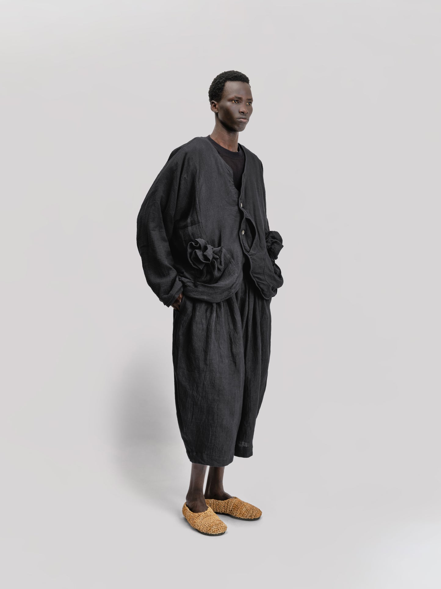 Beekeeper Jacket – Organic Double Gauze – Black