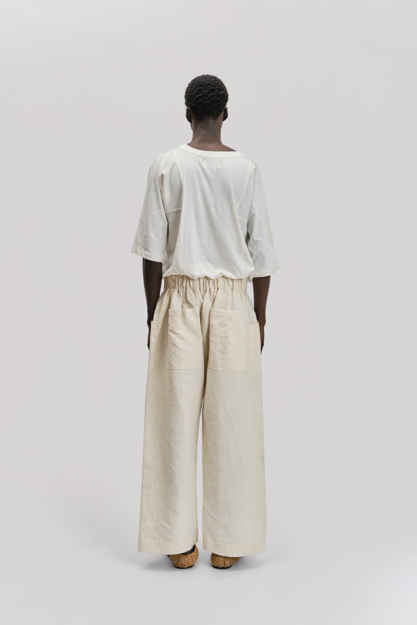 Farmer Pant – Cotton Linen – Cream